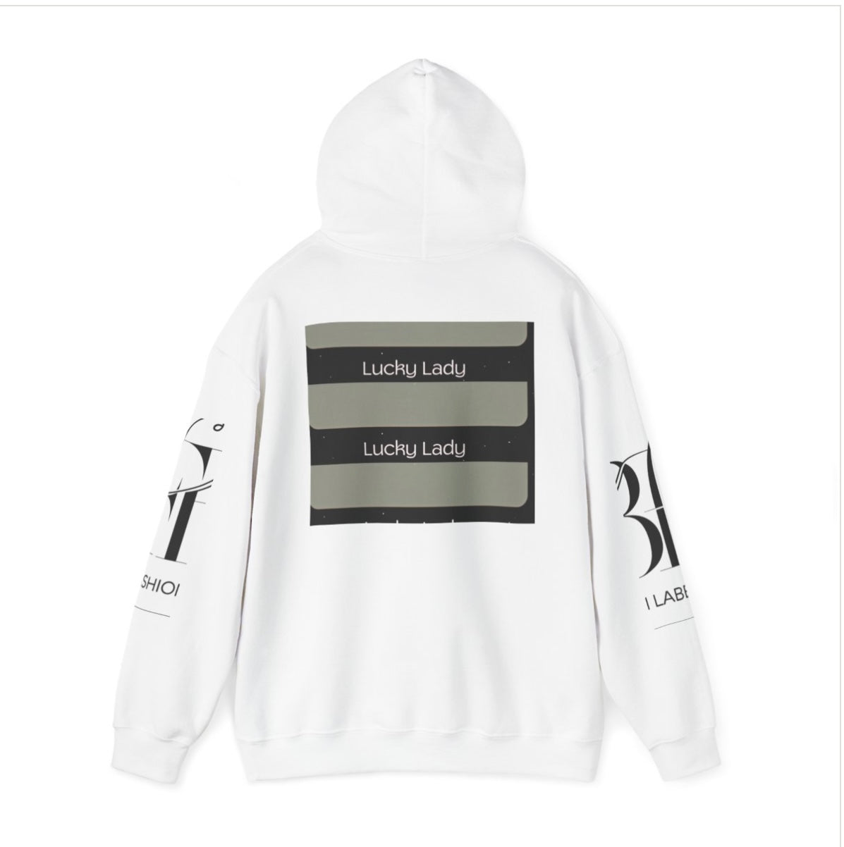 Lucky Lady Unisex Hooded Sweatshirt - Stylish Streetwear for Confident Women