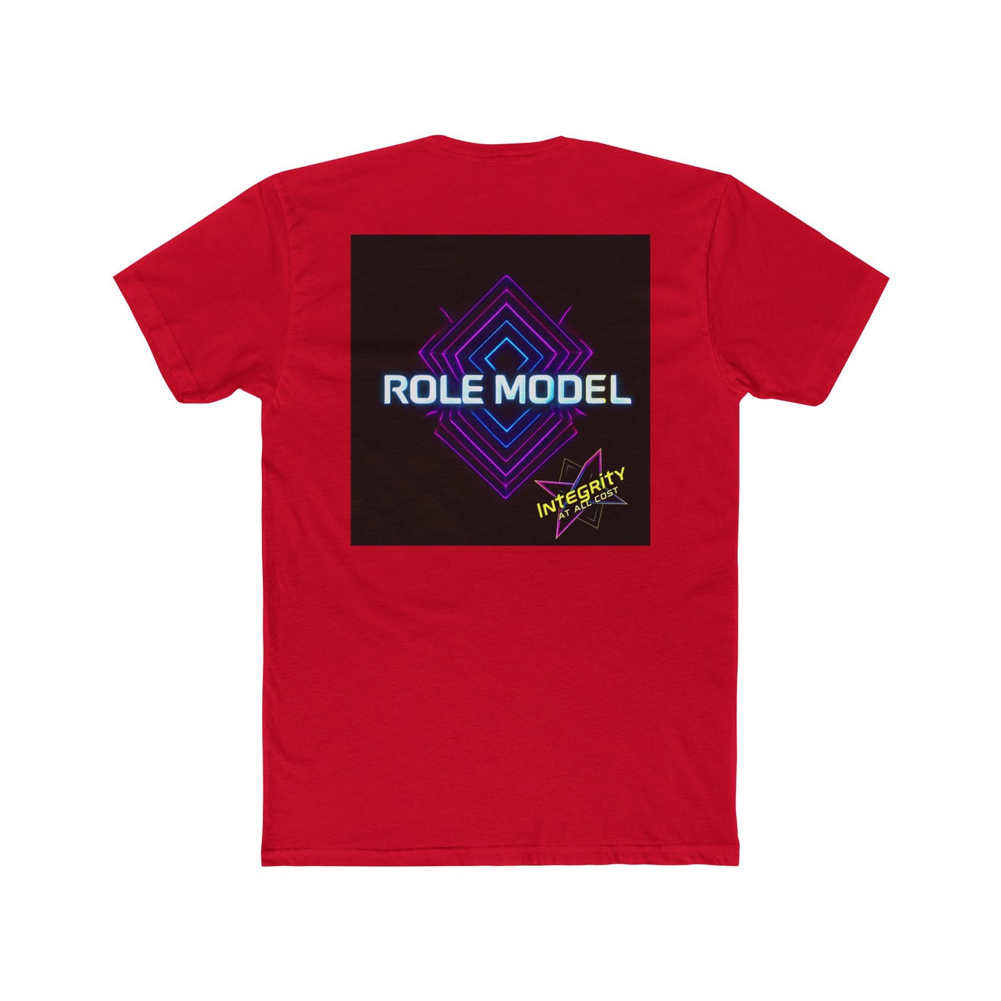 Unisex Cotton Crew Tee with Honor Respect and Role Model Design - Ideal for Gifts, Casual Wear, Appreciation Events, and Motivational Days