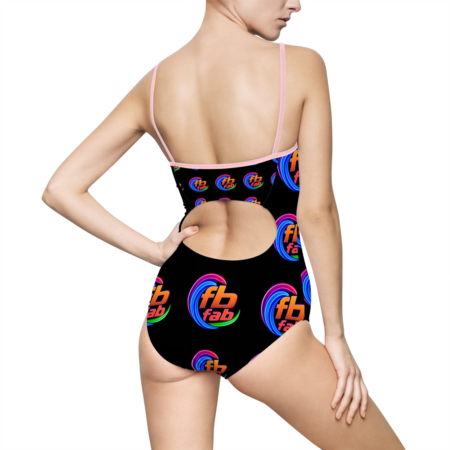 Lucky Lady Women's One-Piece Swimsuit - Stylish Swimwear for Beach Days