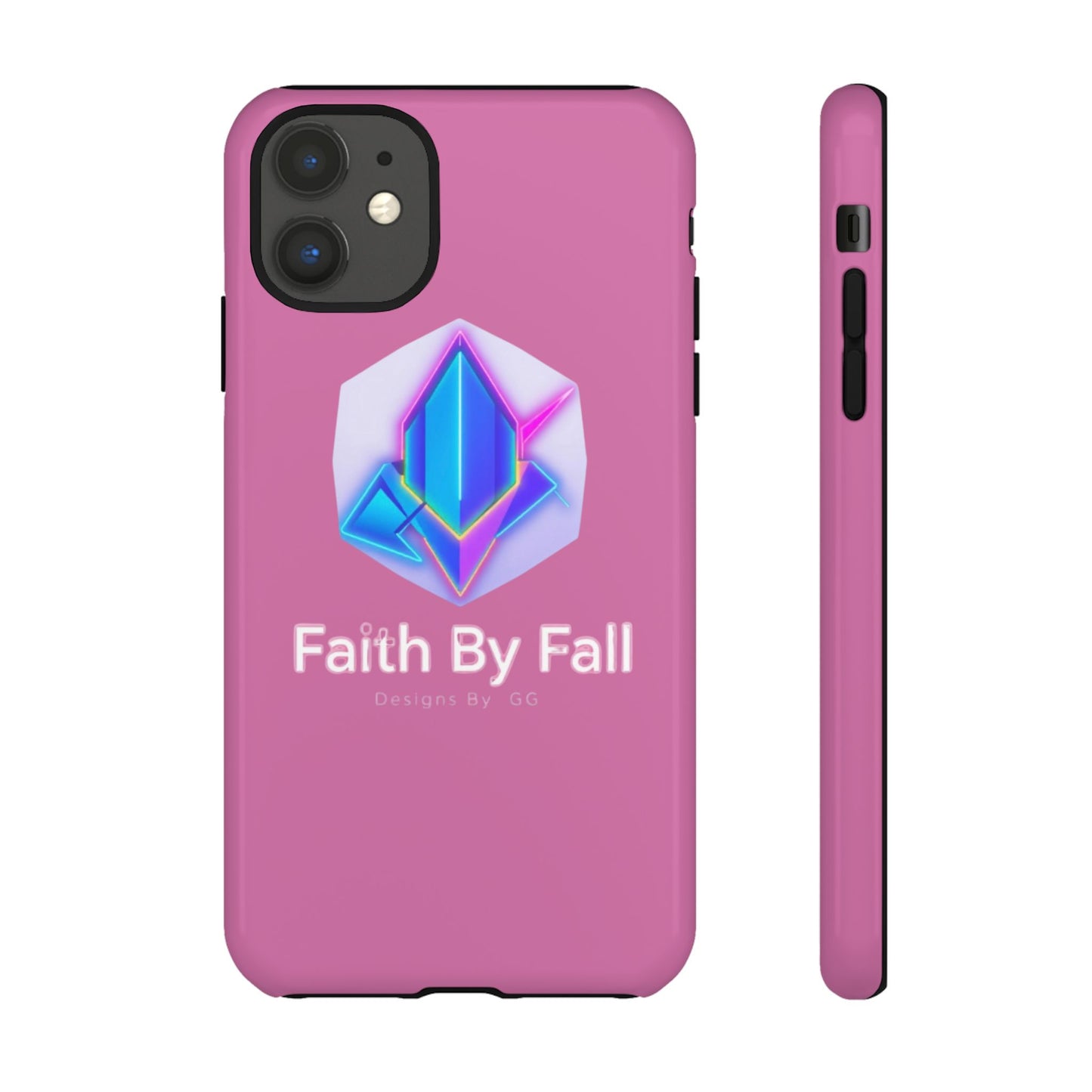Vibrant Phone Case with Motivational Design - Faith By Fall, Colorful Phone Cover, Customizable Mobile Accessory, Unique Gift Idea, [...]