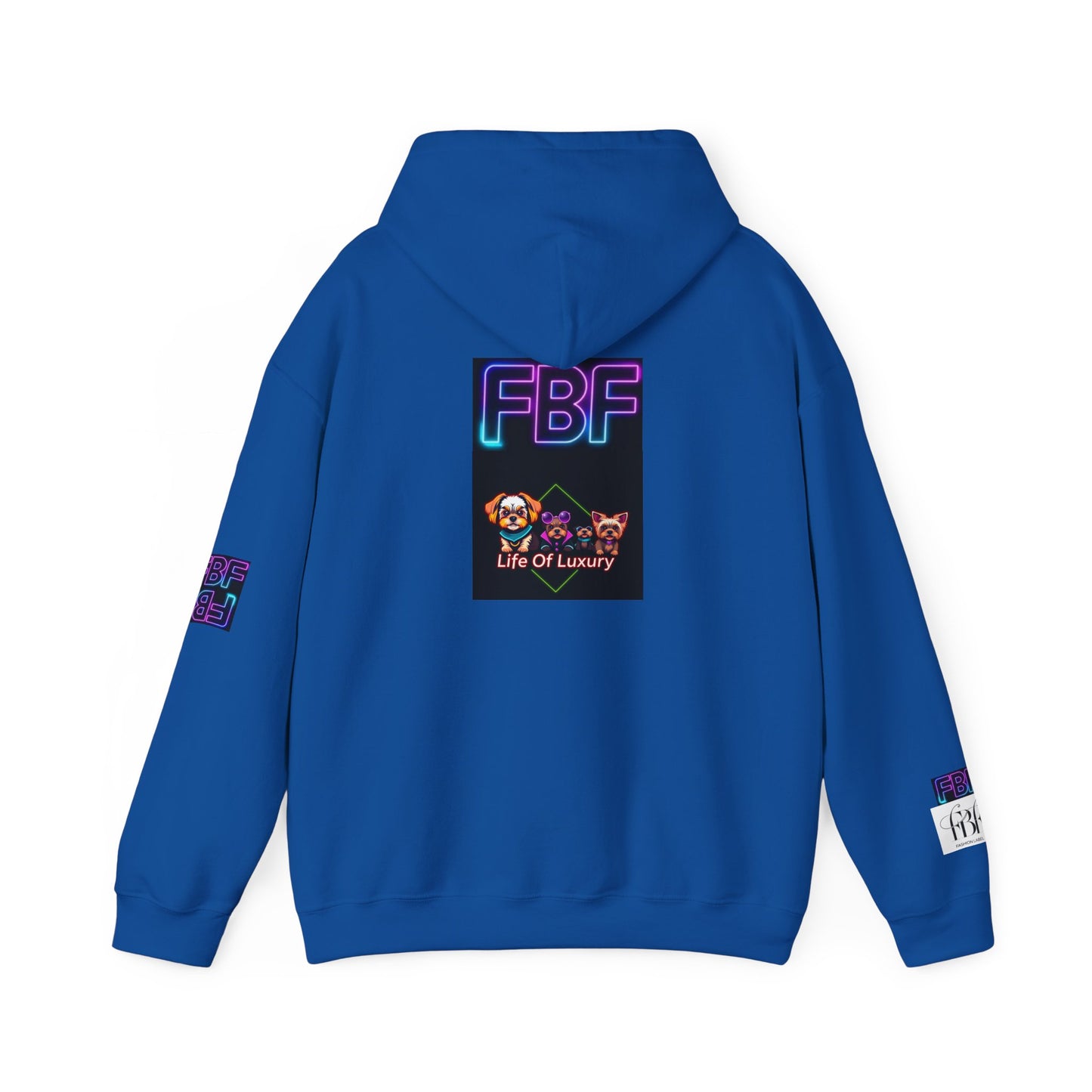 Luxury Life Unisex Hoodie - Cozy Sweatshirt for Pet Lovers, Gift for Birthdays, Everyday Wear, Chill Vibes, FBF Collection