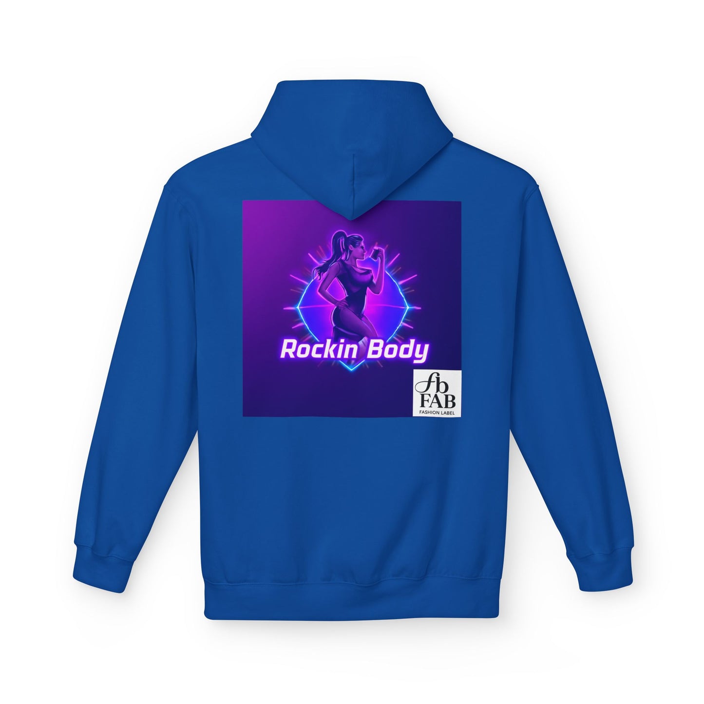 Rock Your Body Fleece Hoodie | Unisex Midweight Hoodie, Cozy Sweatshirt, Unique Gift for Fitness Lovers, Casual Wear, Music Inspired Apparel
