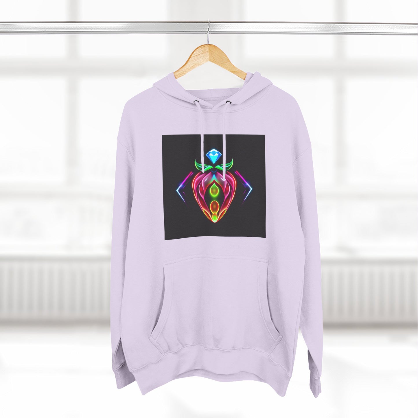 Vibrant Art Hoodie, Colorful Fleece Hoodie, Unique Sweatshirt, Artistic Gift, Cozy Layer for Every Occasion