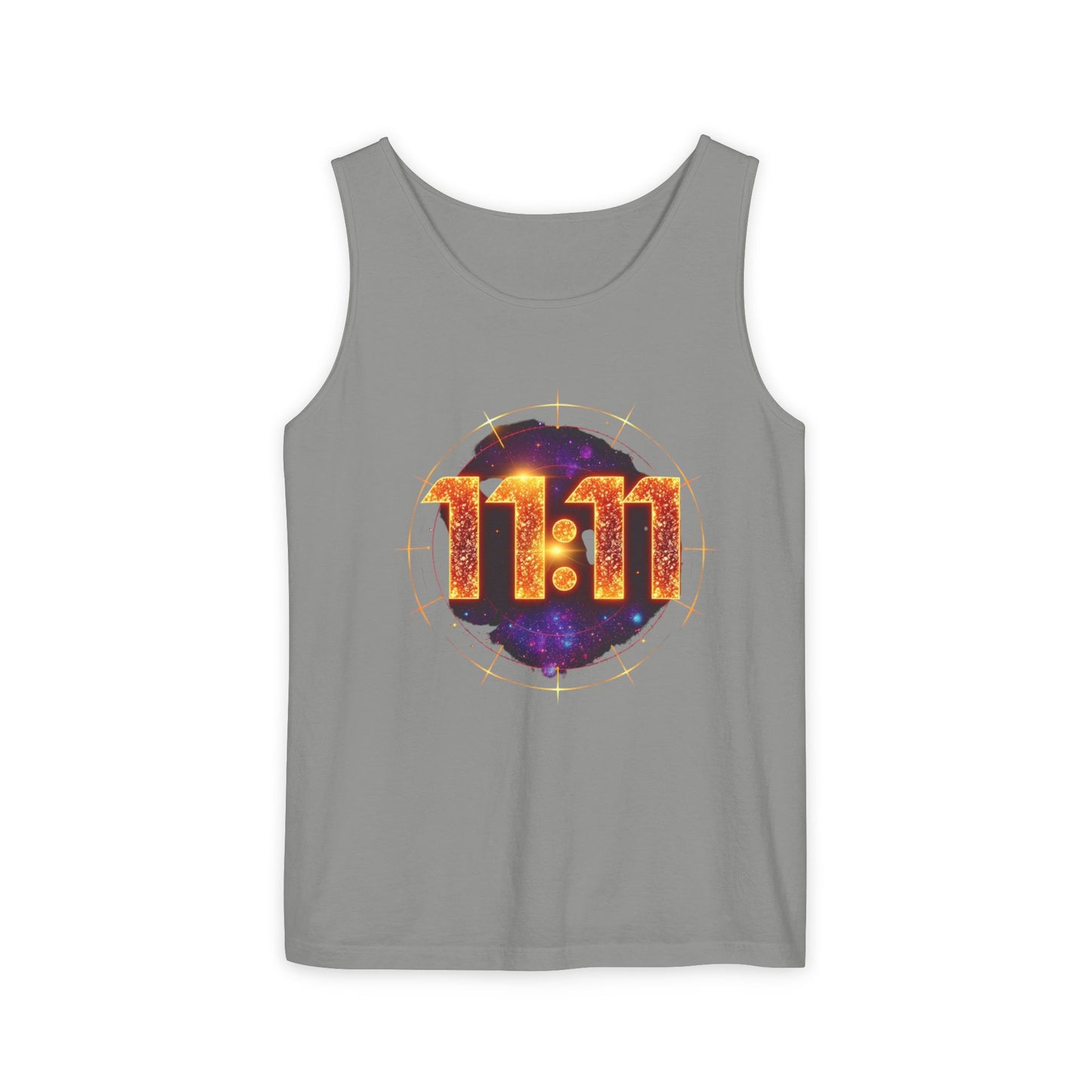 Celestial Glow Tank Top - 11:11 Design, Unisex, Festival Wear, Summer Style, Spiritual Gift, Casual Comfort