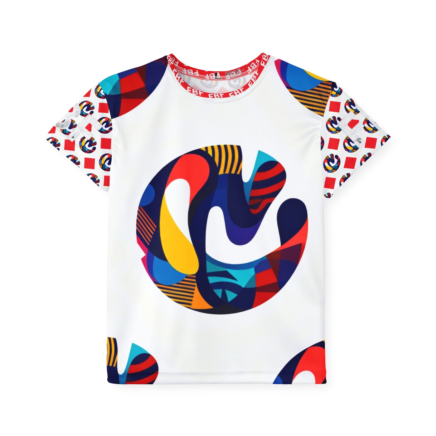 Colorful Kids Sports Jersey - Fun All-Over Print