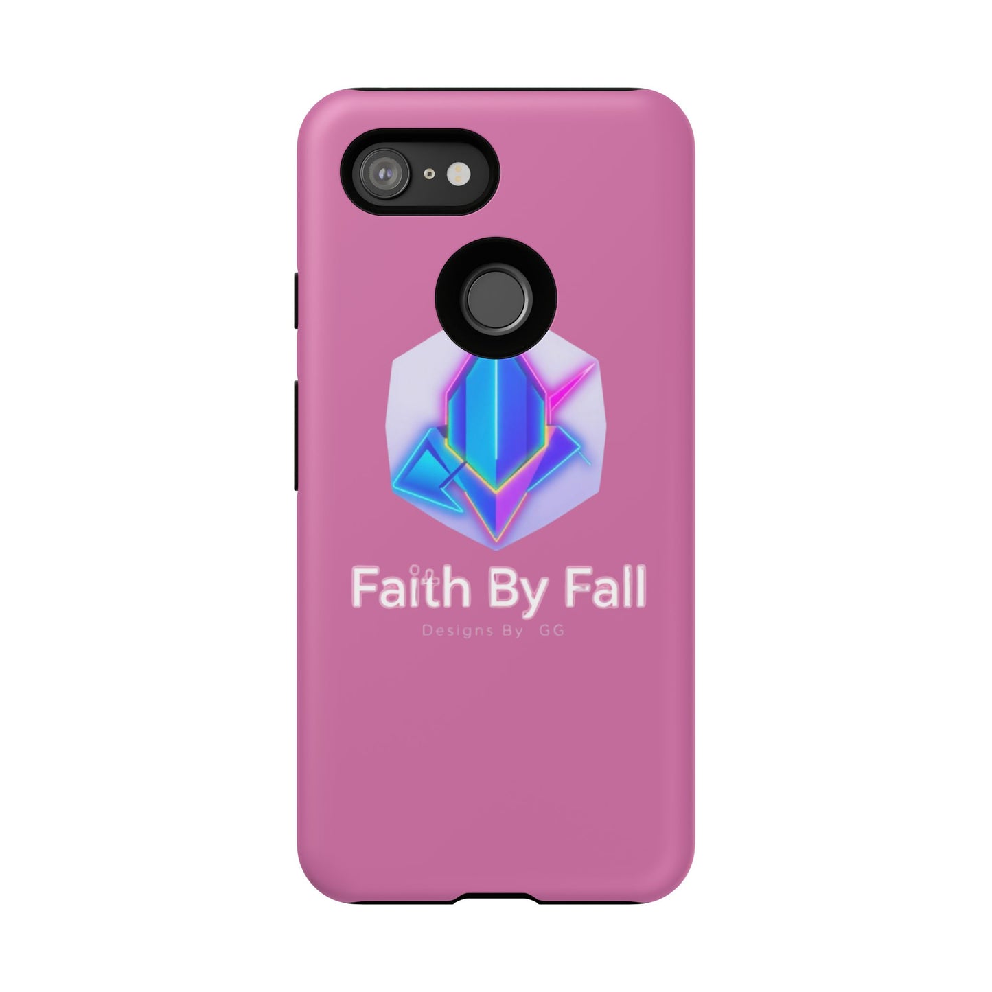 Vibrant Phone Case with Motivational Design - Faith By Fall, Colorful Phone Cover, Customizable Mobile Accessory, Unique Gift Idea, [...]