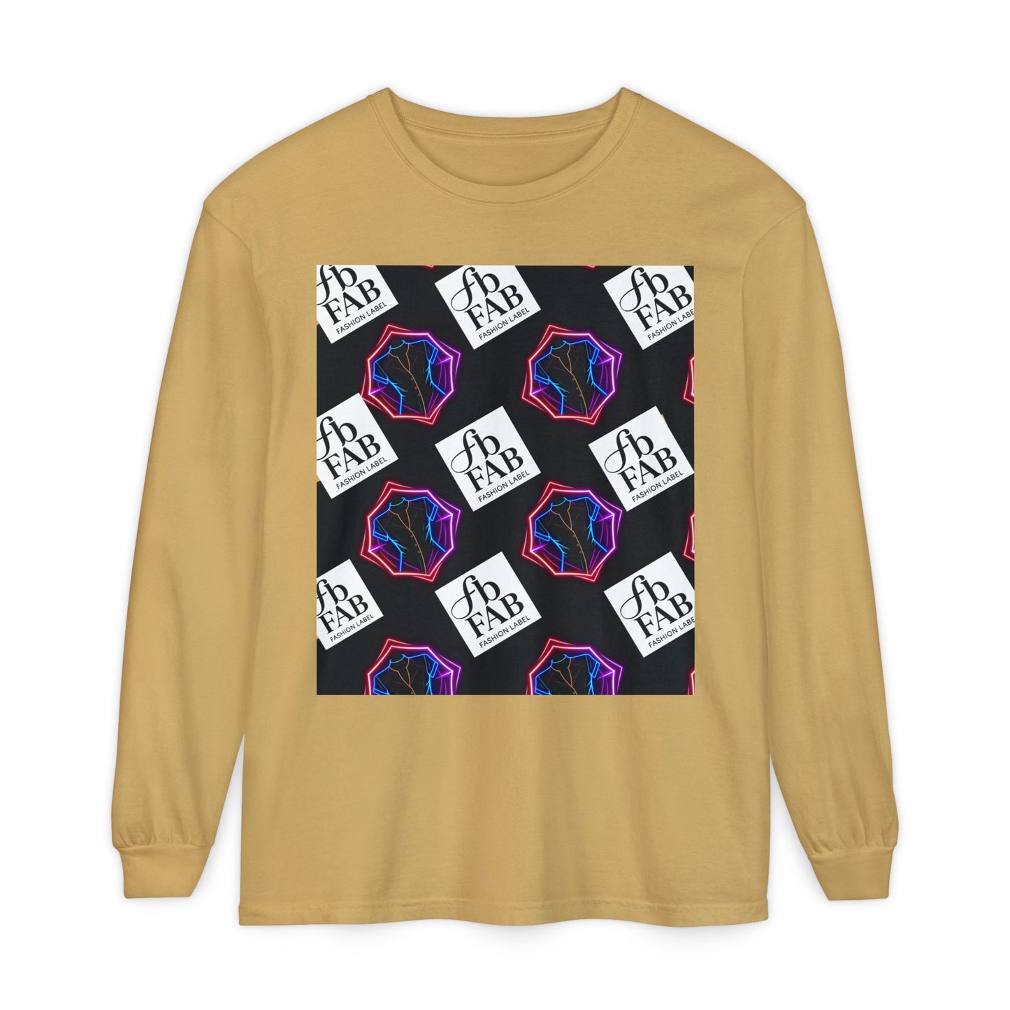 Unisex Garment-dyed Long Sleeve T-Shirt
