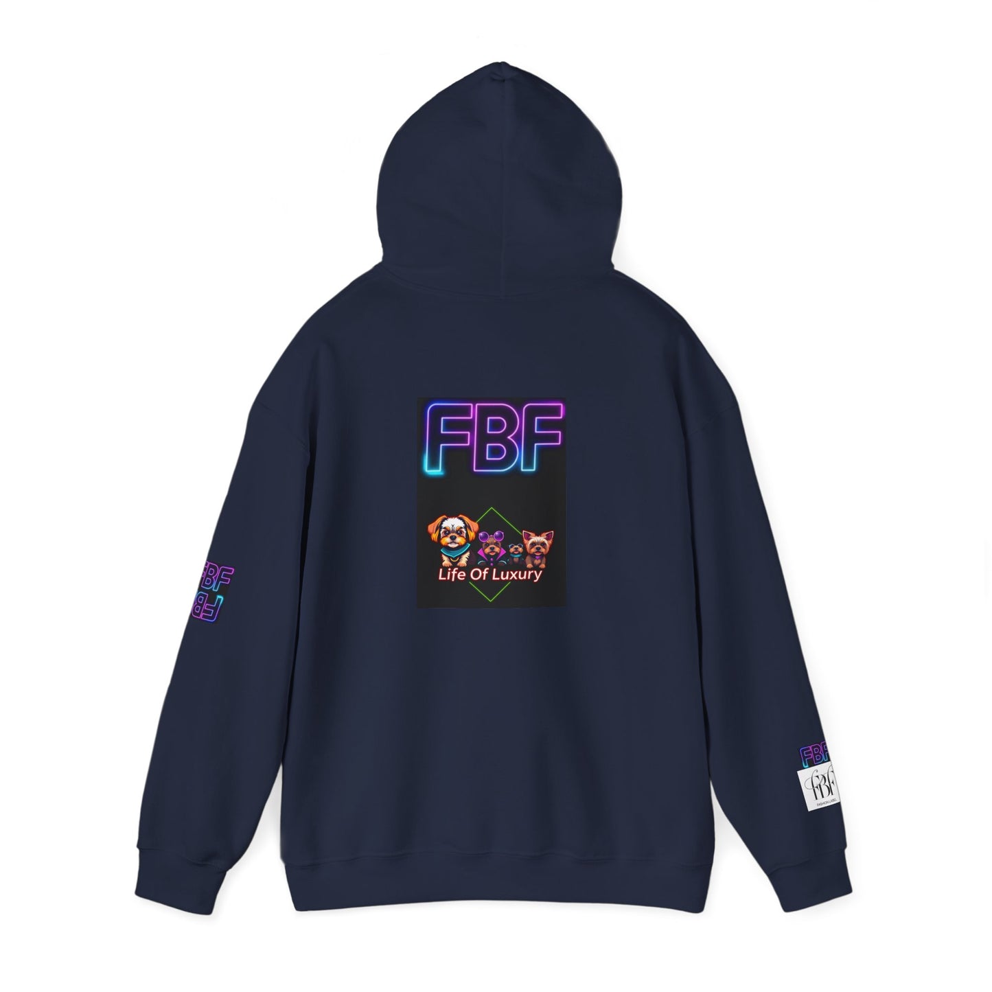 Luxury Life Unisex Hoodie - Cozy Sweatshirt for Pet Lovers, Gift for Birthdays, Everyday Wear, Chill Vibes, FBF Collection