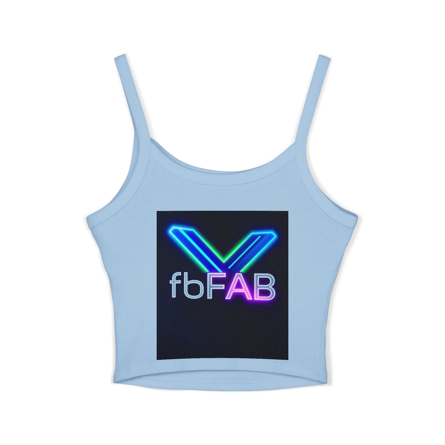 Neon Vibe Women's Spaghetti Strap Tank Top, Casual Summer Top, Festival Apparel, Trendy Graphic Tee, Cool Streetwear, Gift for Her