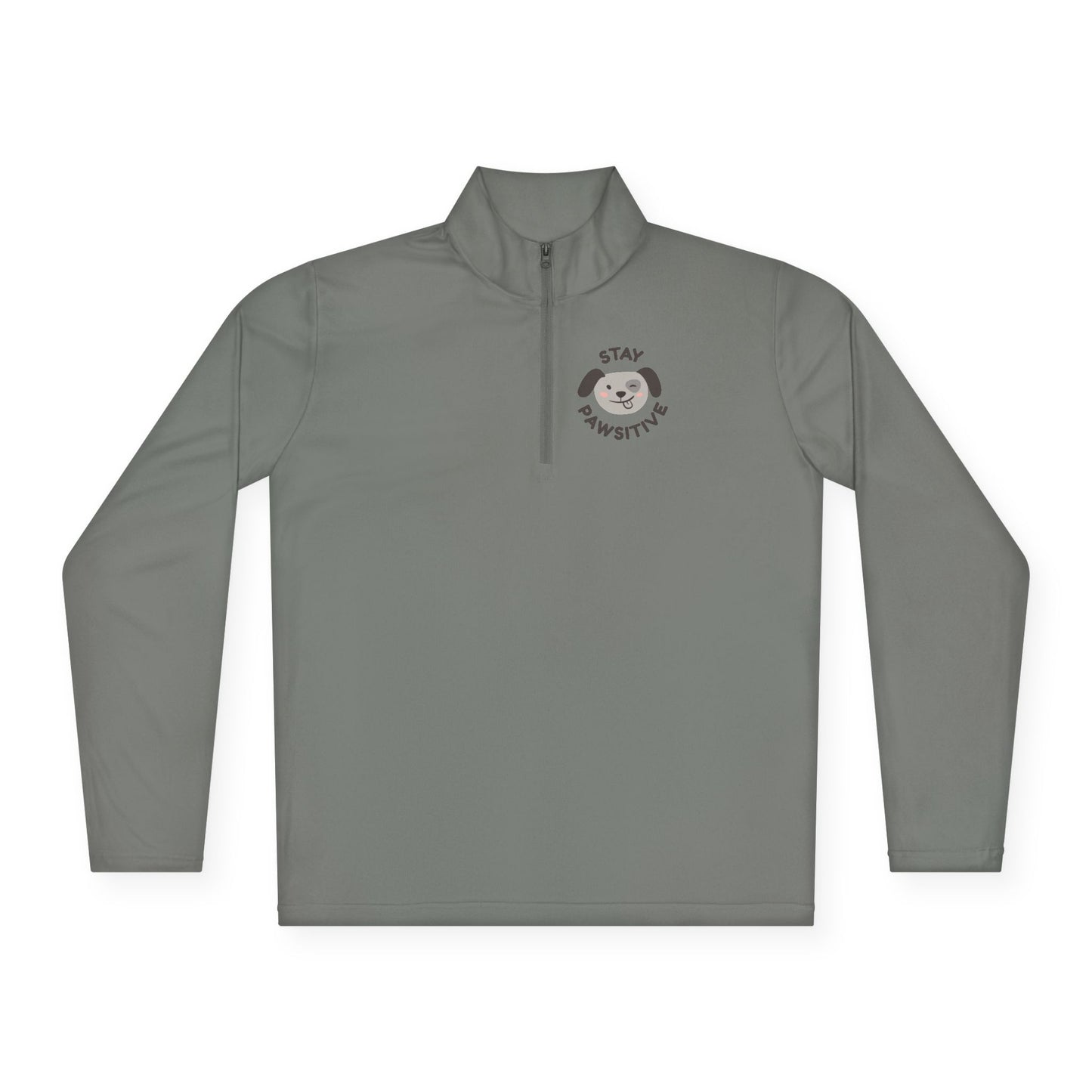 Stay pawsitive  Unisex Quarter-Zip Pullover