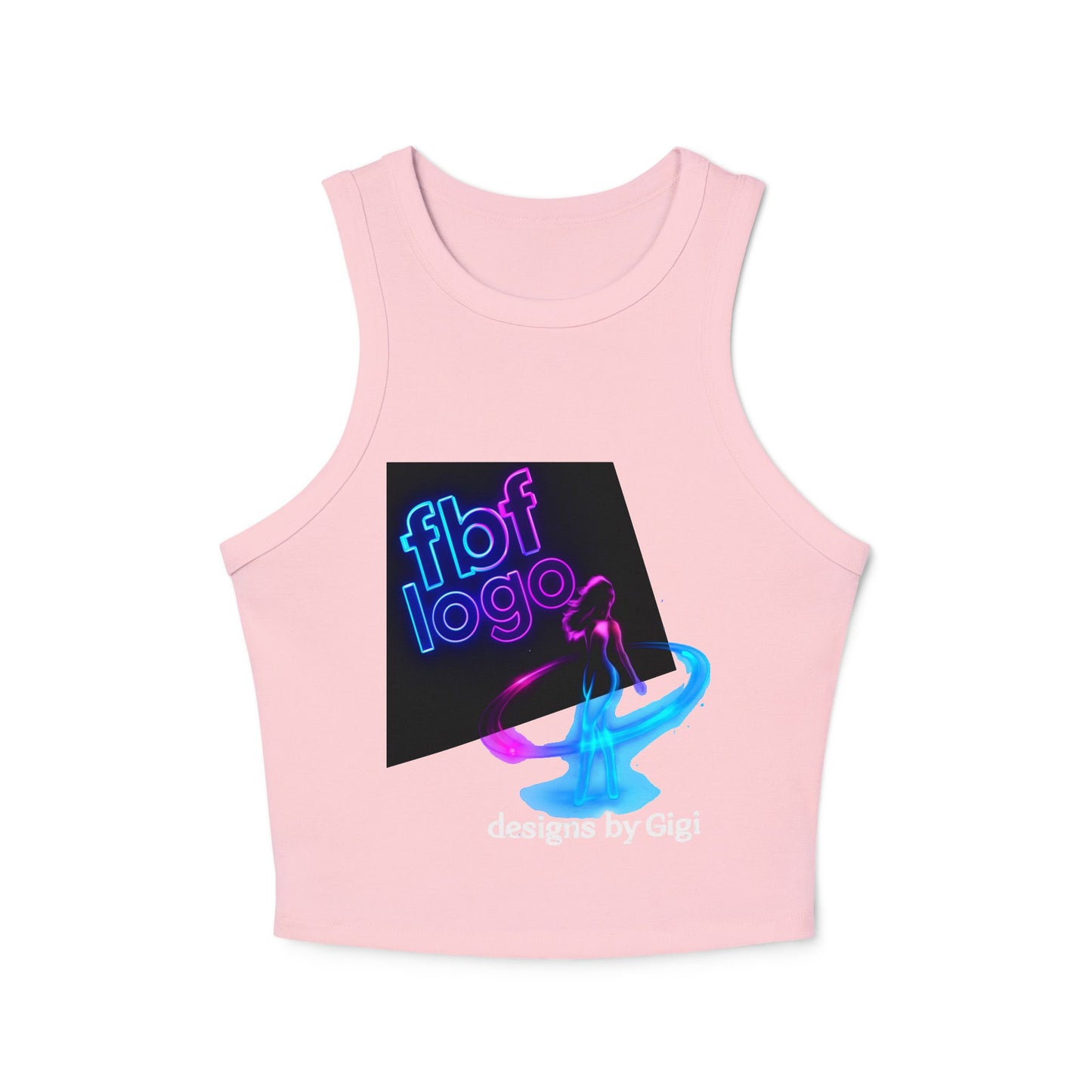 Women's Micro Rib Racer Tank Top