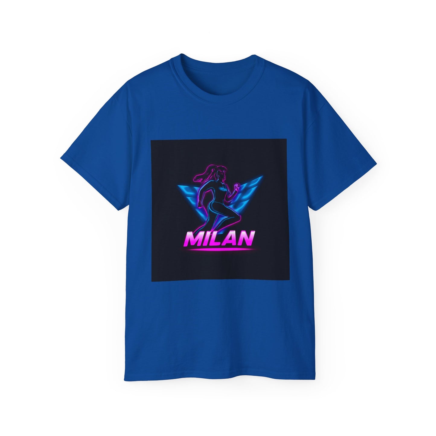 Milan Graphic Tee, Unisex Ultra Cotton T-Shirt, Retro Sportswear, Casual Streetwear, Birthday Gift, Unique Fashion Statement