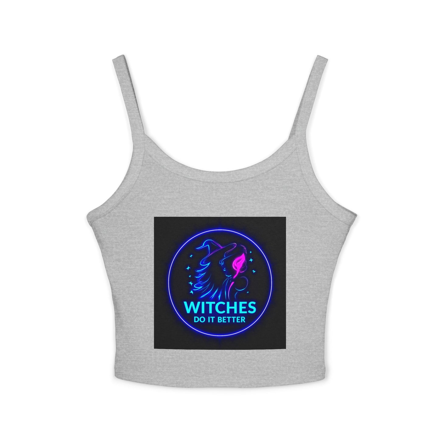Women's Neon Graphic Tank Top - Perfect for Witches & Festival Lovers, Summer Fashion, Witchy Vibes, Occasions & Celebrations