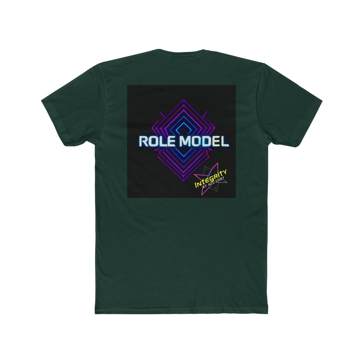 Unisex Cotton Crew Tee with Honor Respect and Role Model Design - Ideal for Gifts, Casual Wear, Appreciation Events, and Motivational Days