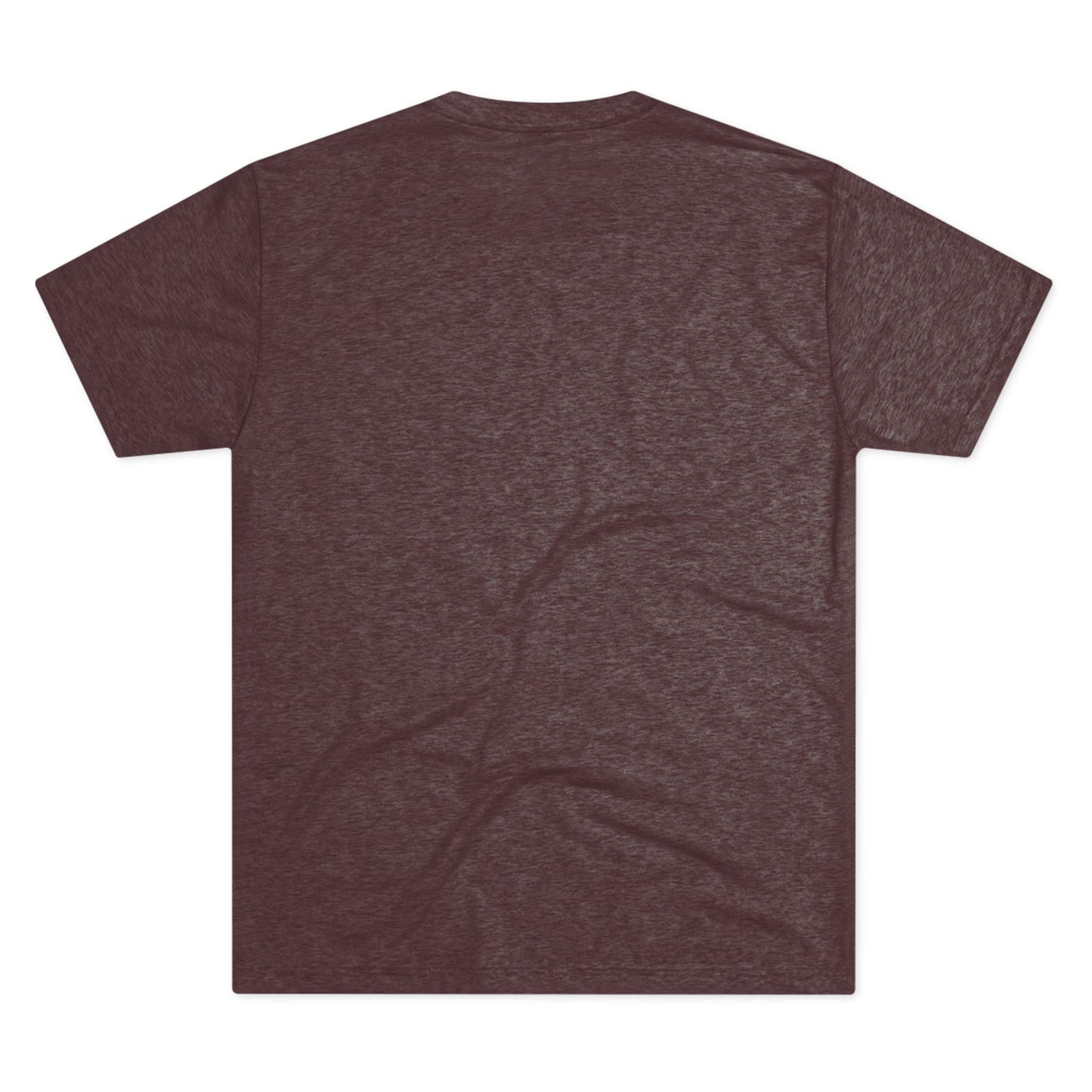 Fitness Motivation Tri-Blend Crew Tee - Vibrant Push-Up Design