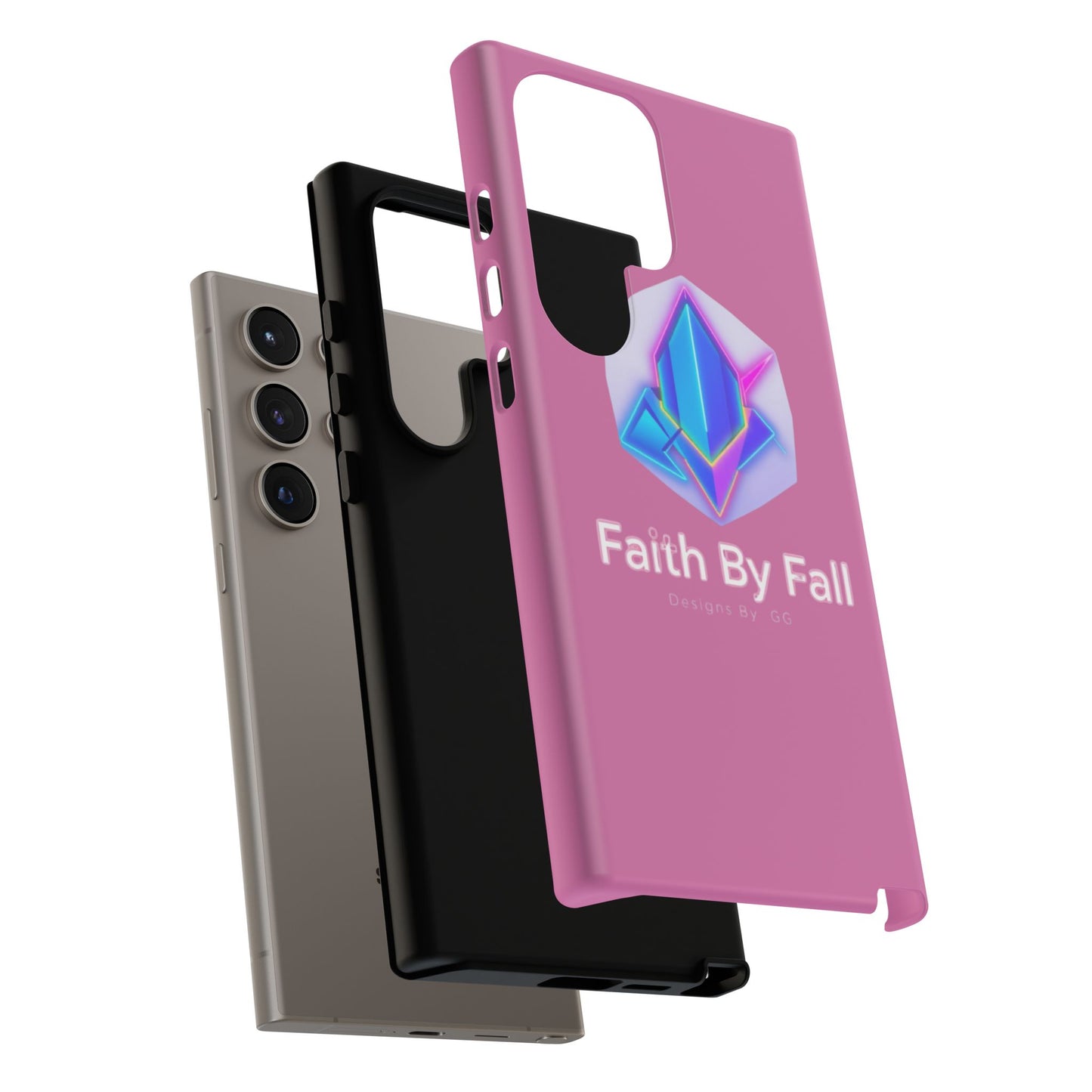 Vibrant Phone Case with Motivational Design - Faith By Fall, Colorful Phone Cover, Customizable Mobile Accessory, Unique Gift Idea, [...]