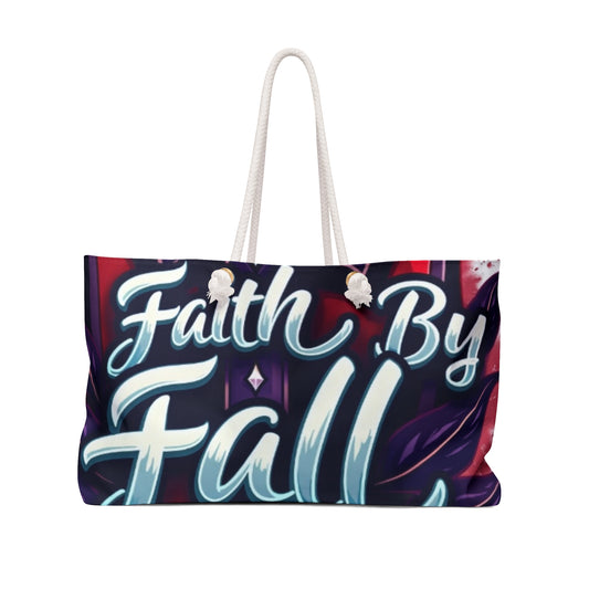 Faith By Fall Weekender Bag - Stylish Travel Tote for Autumn Adventures
