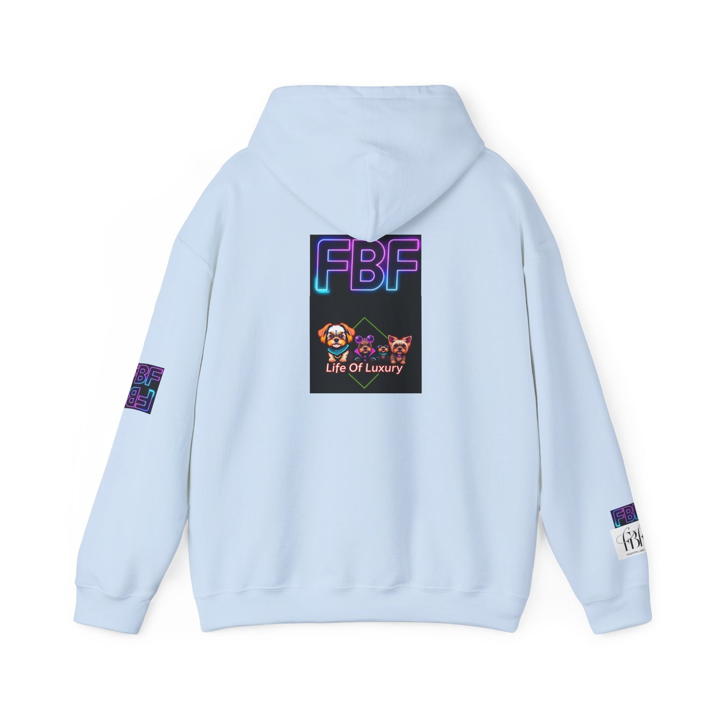 Luxury Life Unisex Hoodie - Cozy Sweatshirt for Pet Lovers, Gift for Birthdays, Everyday Wear, Chill Vibes, FBF Collection
