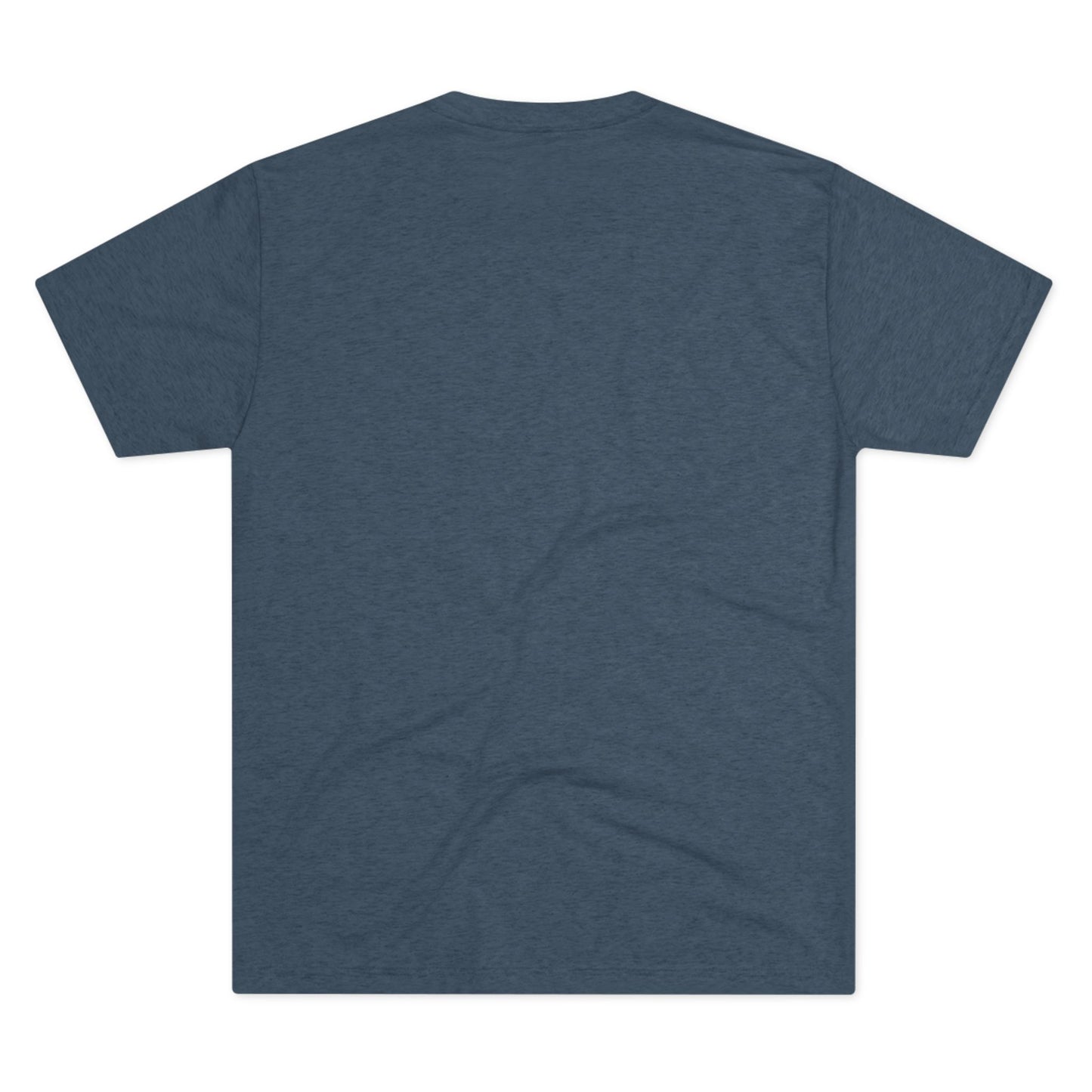 Fitness Motivation Tri-Blend Crew Tee - Vibrant Push-Up Design