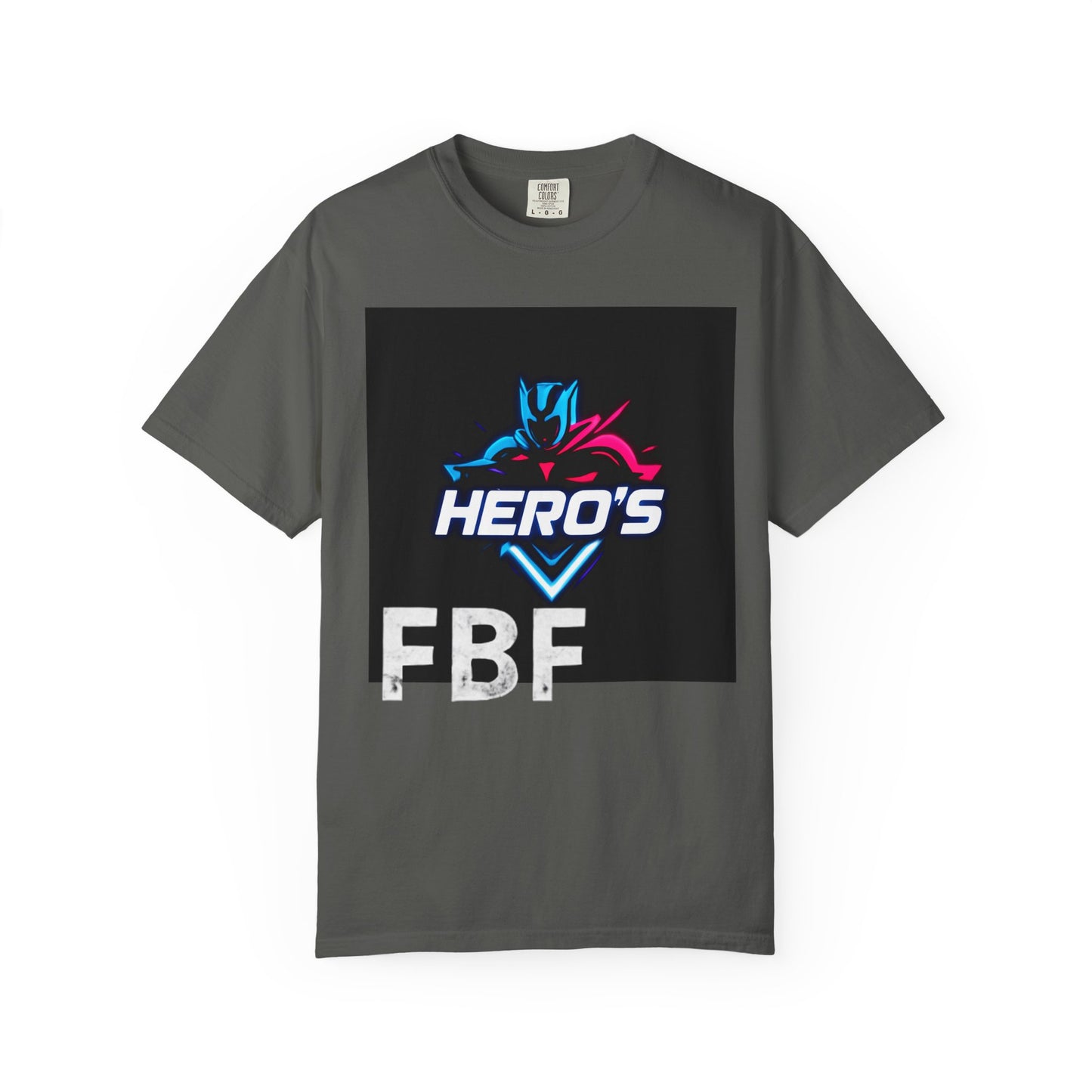 Hero's Unisex Garment-Dyed T-shirt, Casual Tee, Perfect for Gifting, Comic Fans, Hero Celebrations, Graphic Tee, Everyday Wear