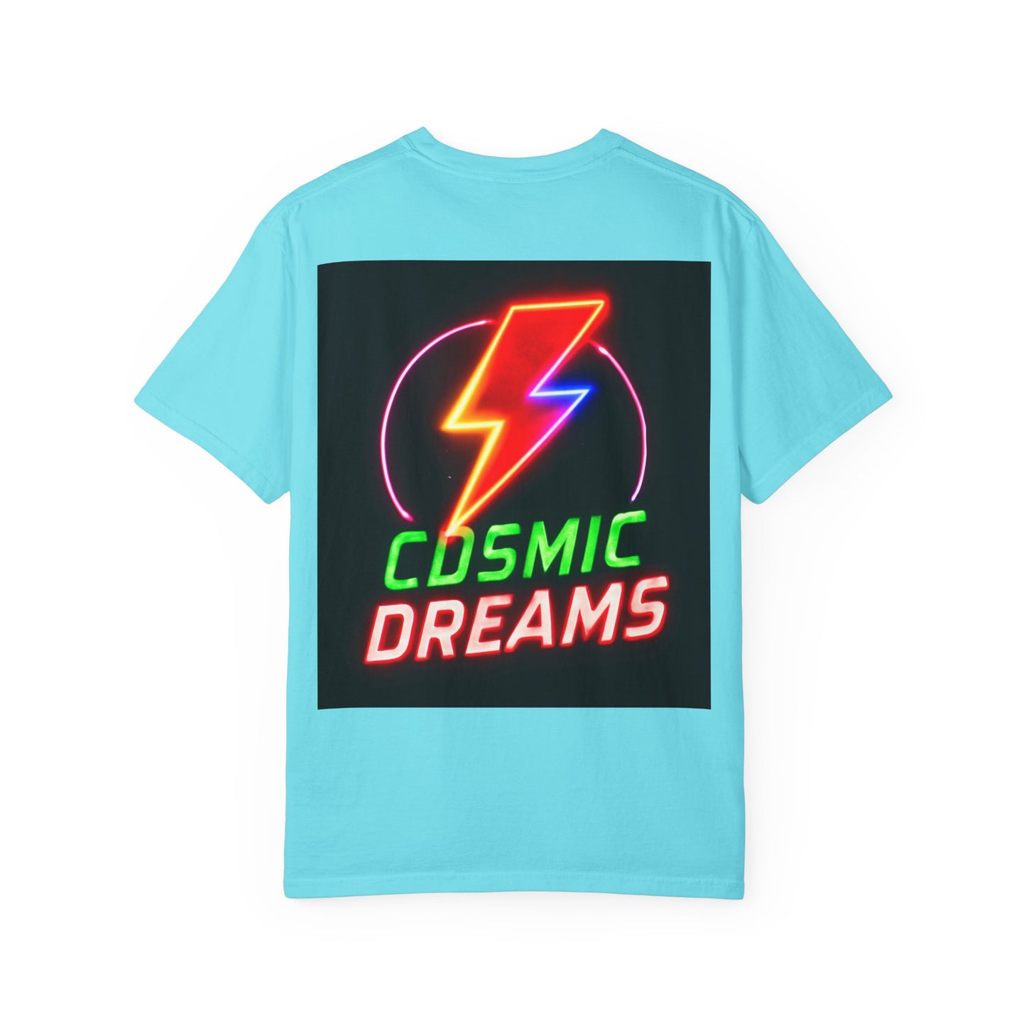 Vibrant Unisex Graphic T-Shirt, Cosmic Dreams Tee, Retro Neon Shirt, Stylish Casual Wear, Gift for Gamers & Dreamers