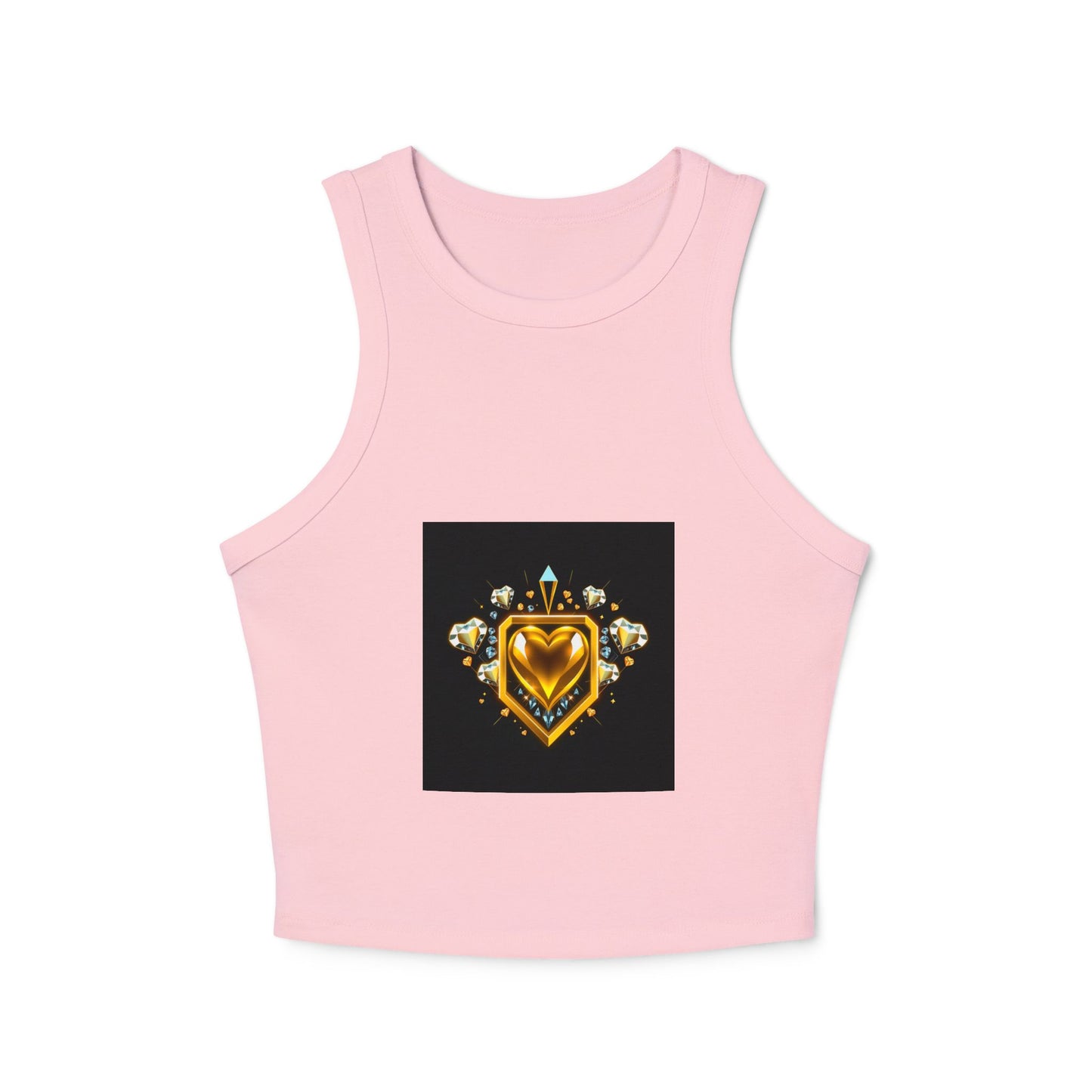 Heart Shield Women's Micro Rib Racer Tank Top