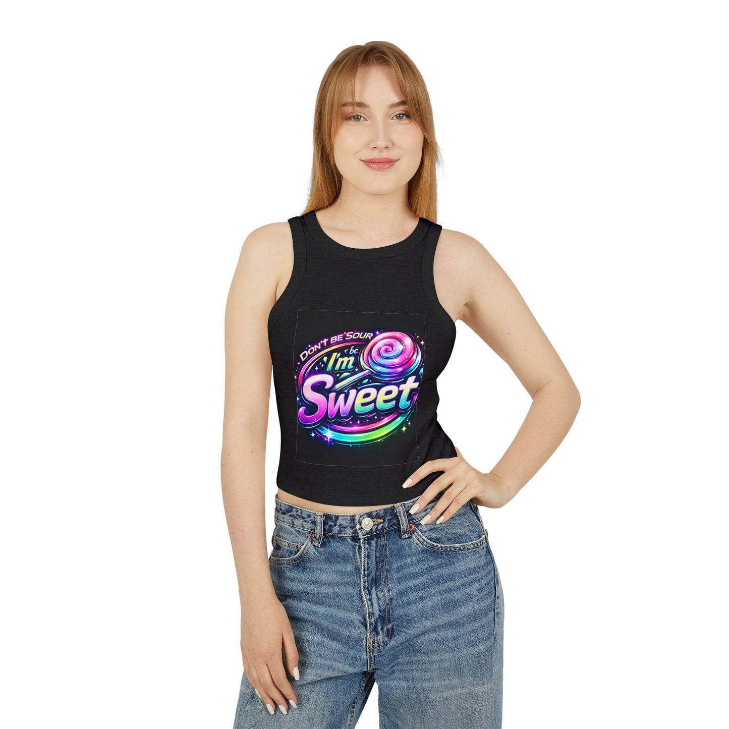 Women's Micro Rib Racer Tank Top