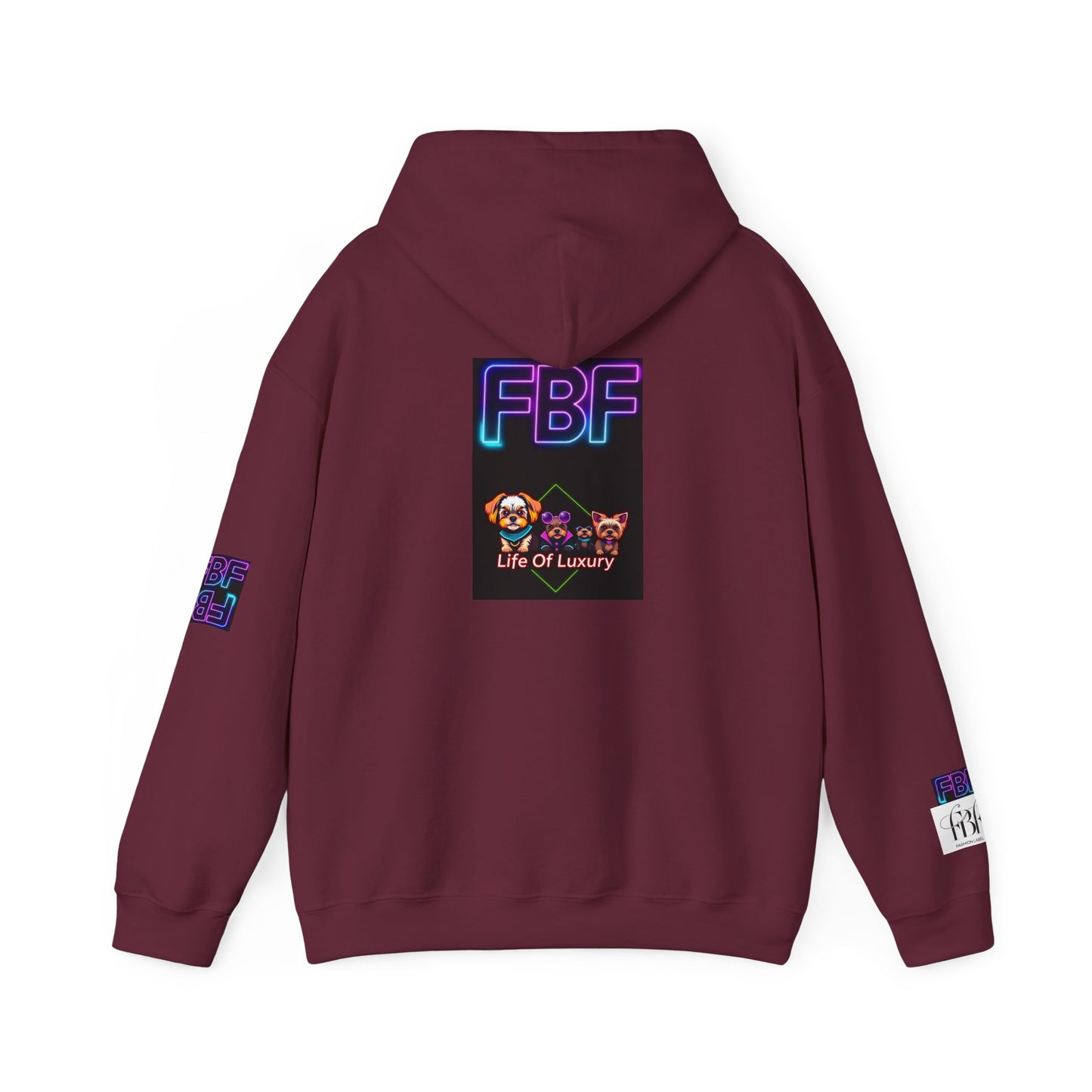 Luxury Life Unisex Hoodie - Cozy Sweatshirt for Pet Lovers, Gift for Birthdays, Everyday Wear, Chill Vibes, FBF Collection