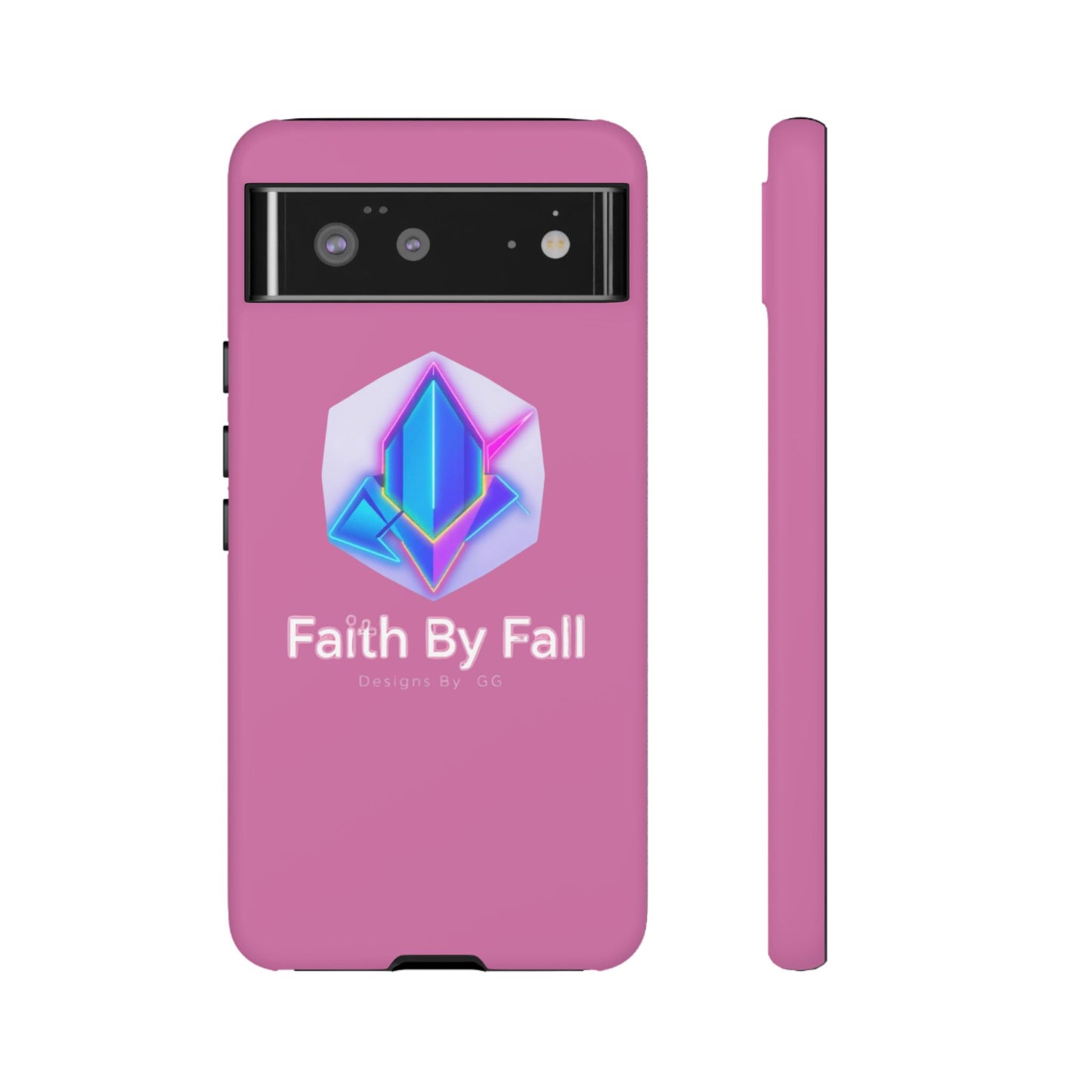 Vibrant Phone Case with Motivational Design - Faith By Fall, Colorful Phone Cover, Customizable Mobile Accessory, Unique Gift Idea, [...]