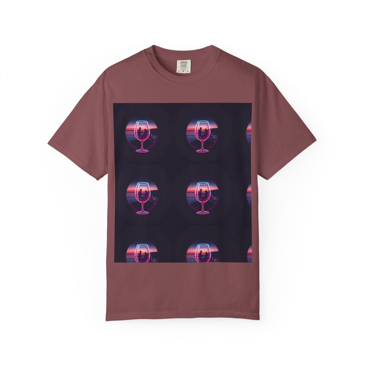 Retro Sunset Glasses T-Shirt, Unisex Garment-Dyed Tee for Casual Wear, Vintage Aesthetic Shirt, Gift for Friends, Summer Vibes Tee, [...]