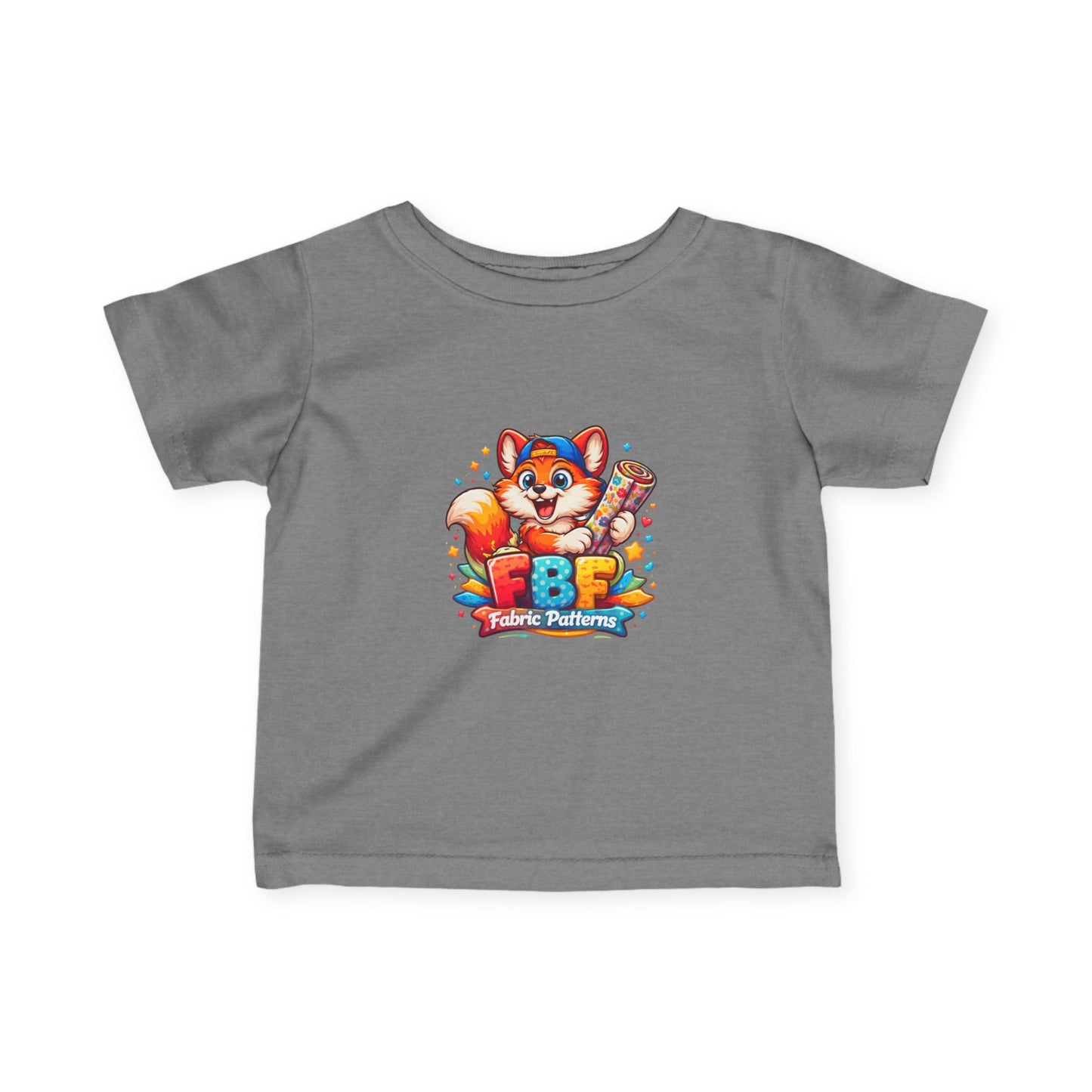 Infant Tee — Cute Fox "Faith Fox" Graphic Baby Shirt