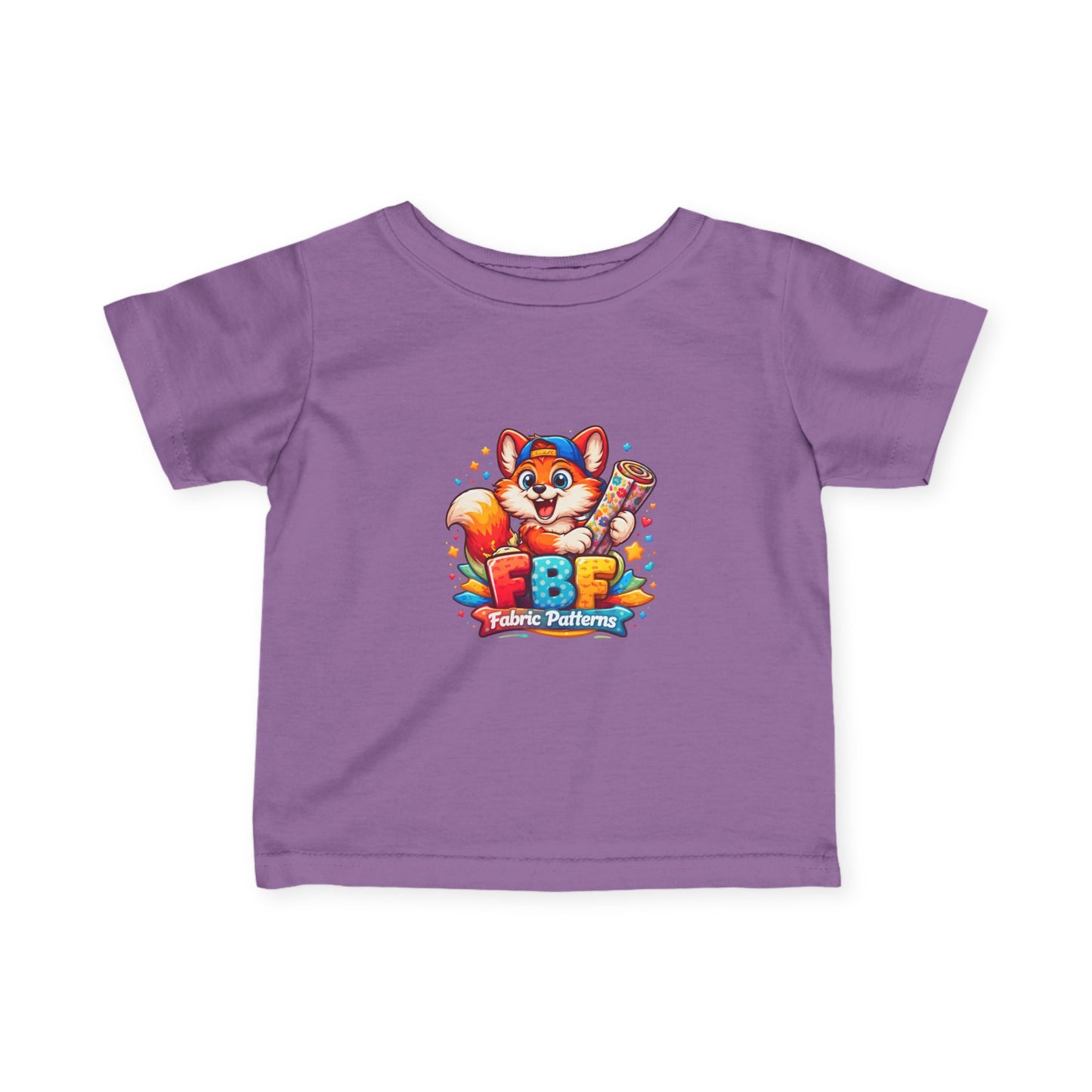 Infant Tee — Cute Fox "Faith Fox" Graphic Baby Shirt
