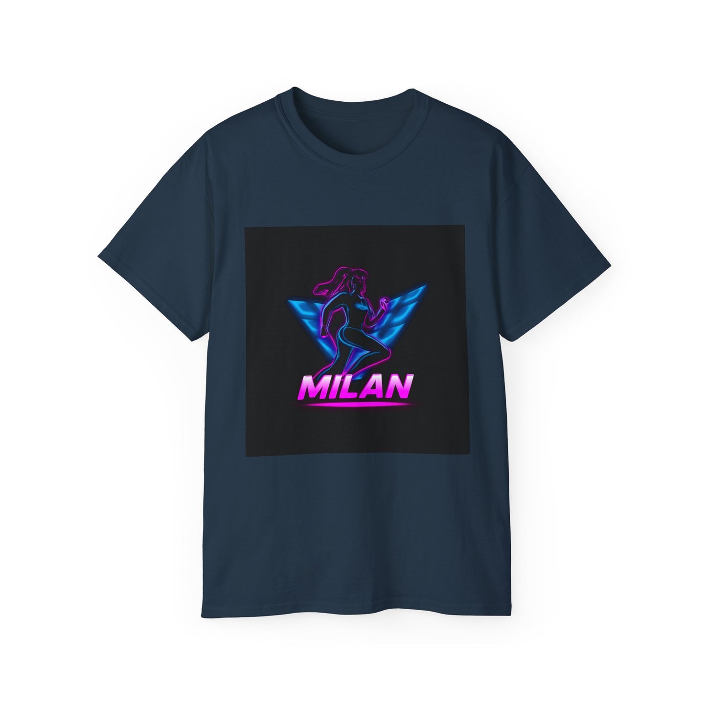 Milan Graphic Tee, Unisex Ultra Cotton T-Shirt, Retro Sportswear, Casual Streetwear, Birthday Gift, Unique Fashion Statement