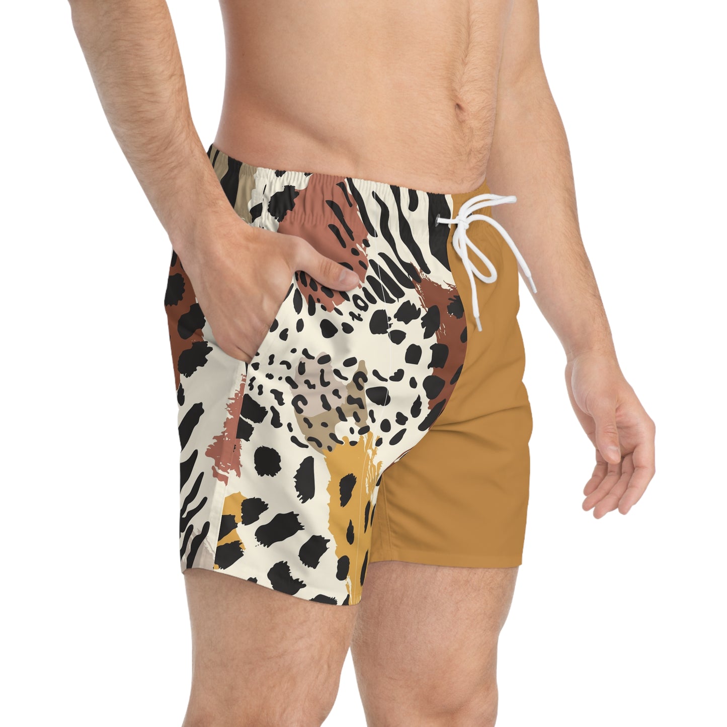 Men’s animal print Swim Trunks (AOP)