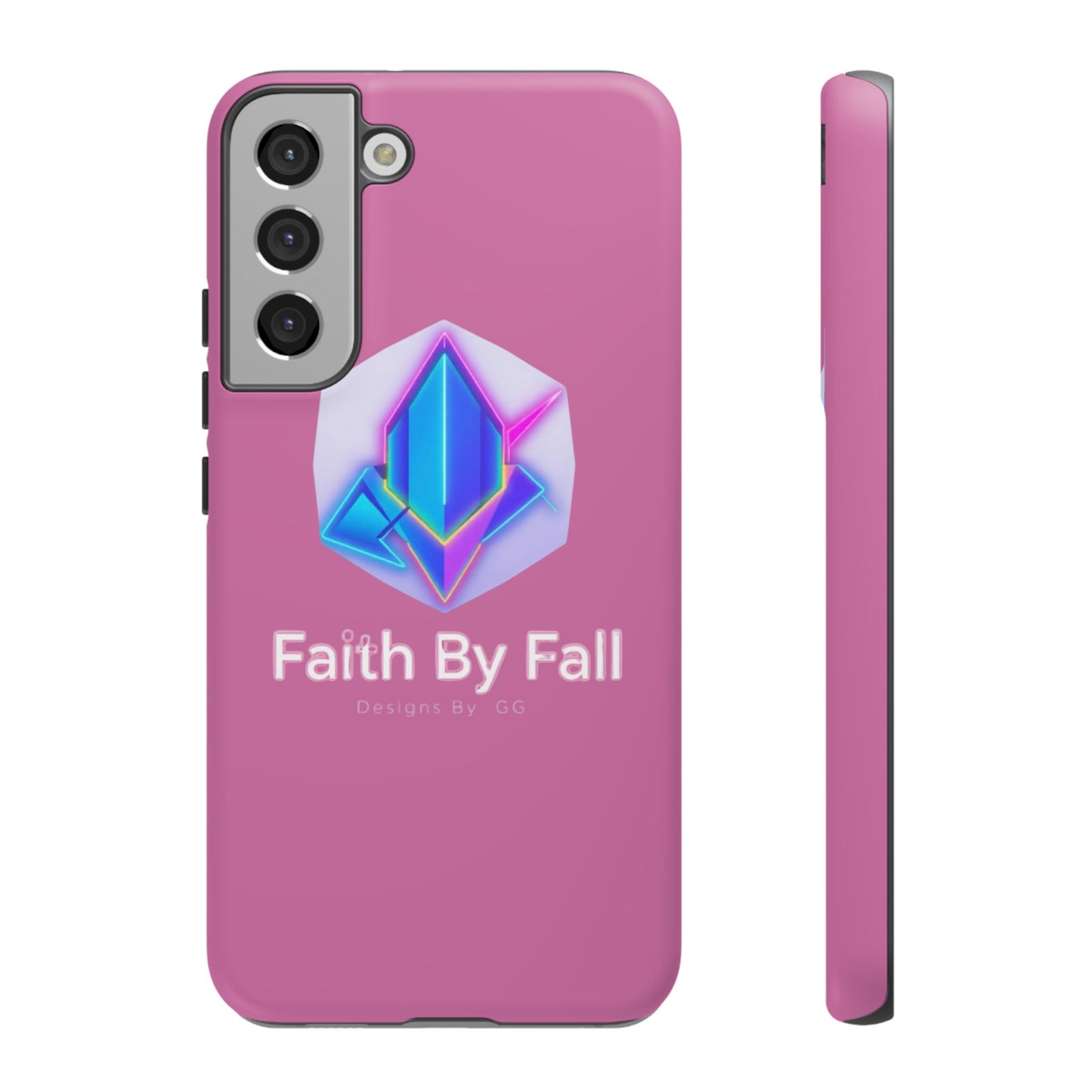 Vibrant Phone Case with Motivational Design - Faith By Fall, Colorful Phone Cover, Customizable Mobile Accessory, Unique Gift Idea, [...]