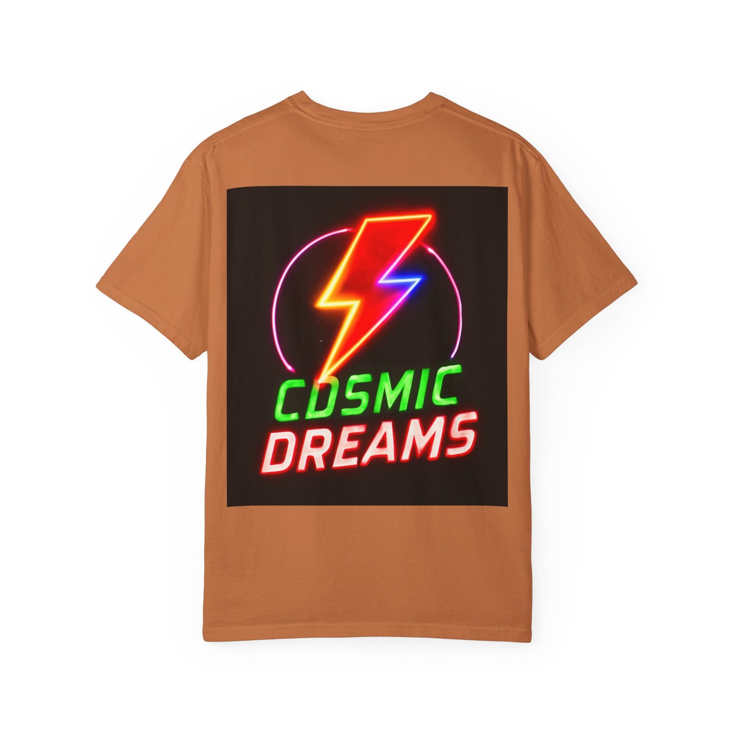 Vibrant Unisex Graphic T-Shirt, Cosmic Dreams Tee, Retro Neon Shirt, Stylish Casual Wear, Gift for Gamers & Dreamers