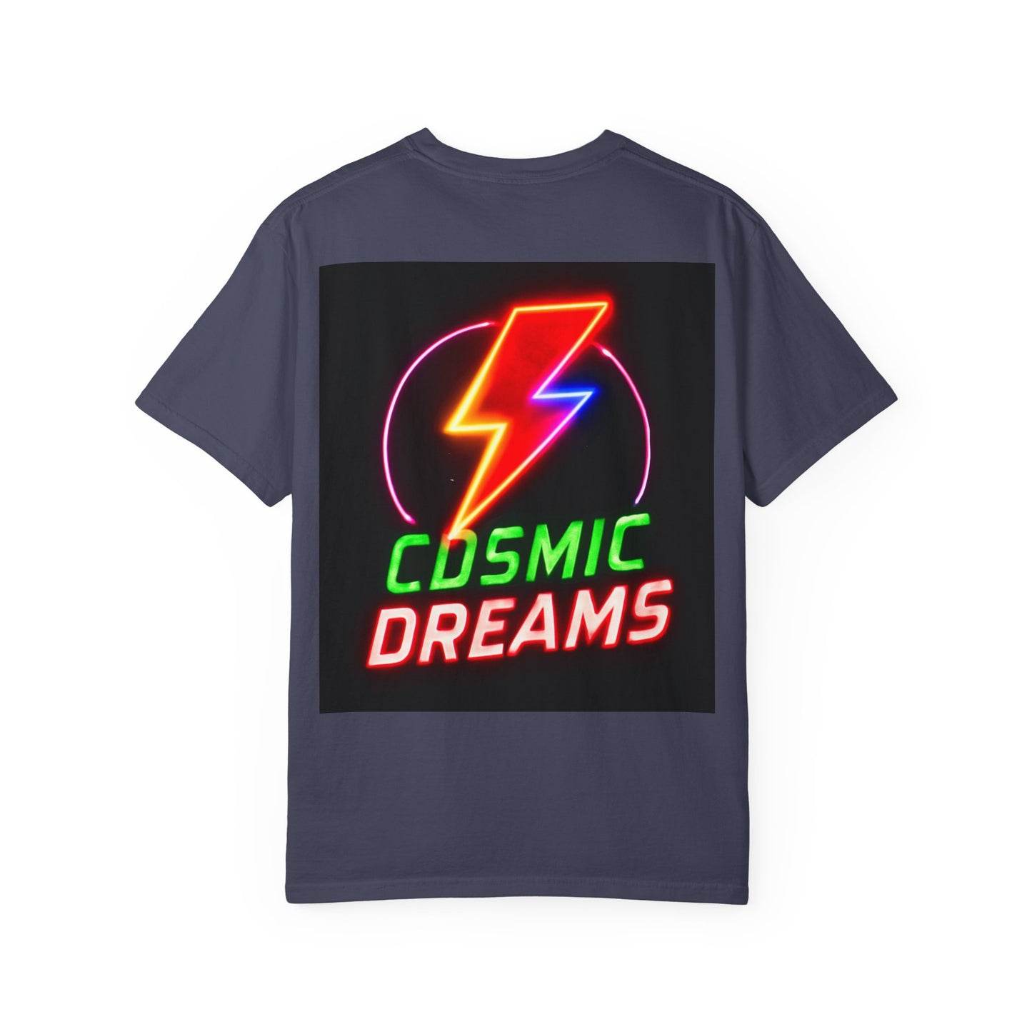 Vibrant Unisex Graphic T-Shirt, Cosmic Dreams Tee, Retro Neon Shirt, Stylish Casual Wear, Gift for Gamers & Dreamers