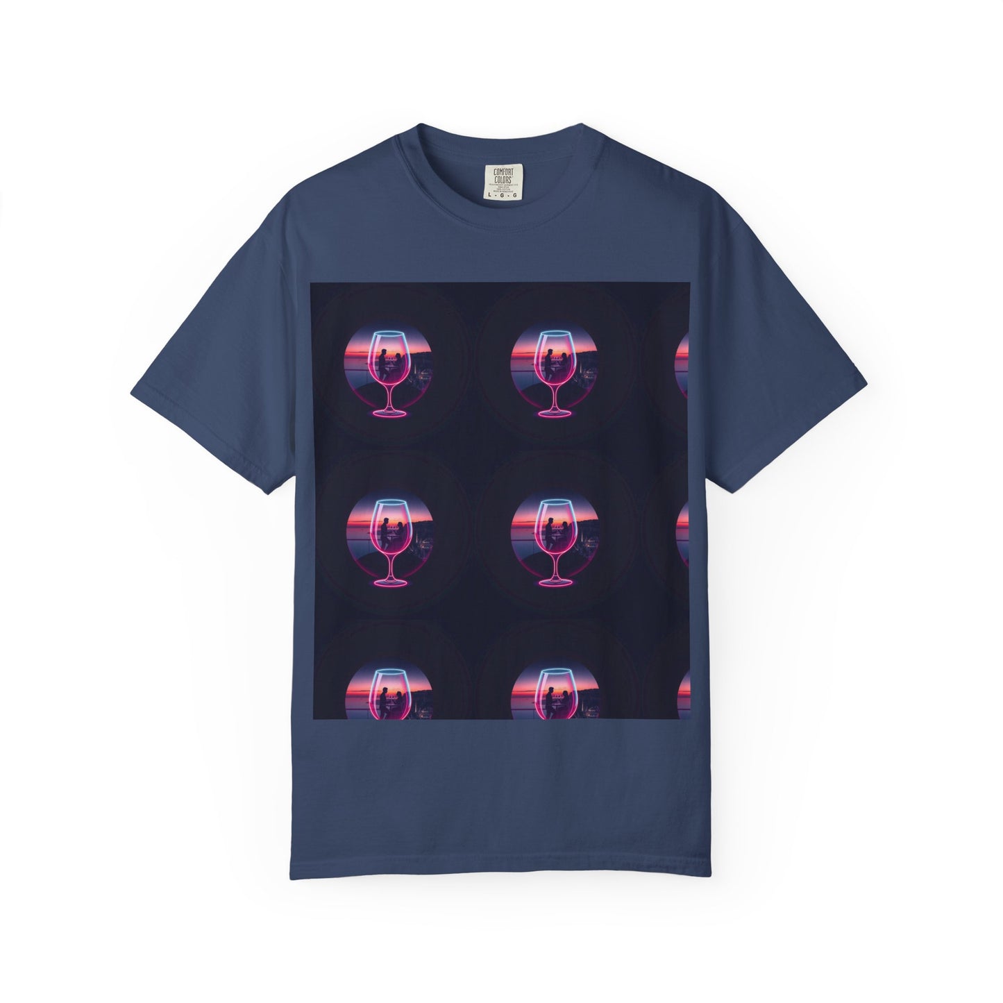 Retro Sunset Glasses T-Shirt, Unisex Garment-Dyed Tee for Casual Wear, Vintage Aesthetic Shirt, Gift for Friends, Summer Vibes Tee, [...]