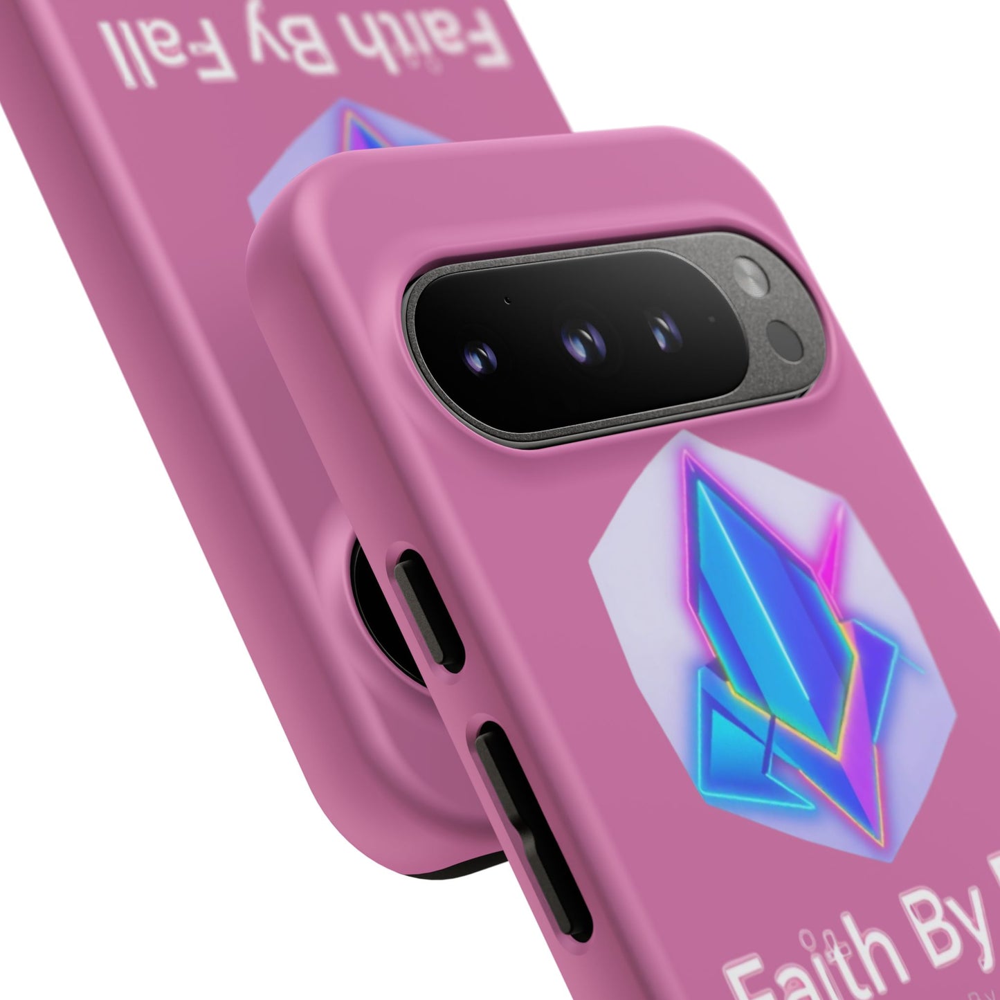 Vibrant Phone Case with Motivational Design - Faith By Fall, Colorful Phone Cover, Customizable Mobile Accessory, Unique Gift Idea, [...]
