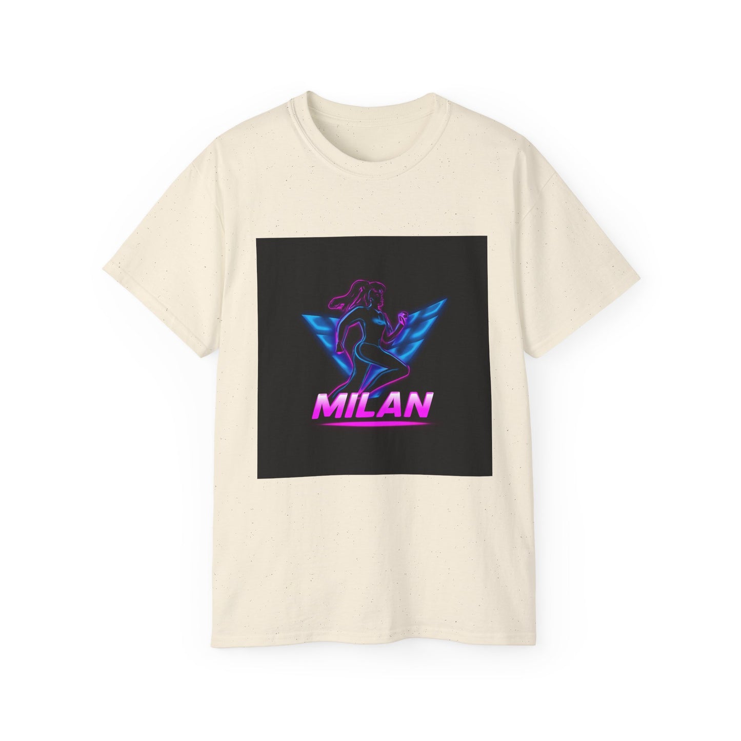 Milan Graphic Tee, Unisex Ultra Cotton T-Shirt, Retro Sportswear, Casual Streetwear, Birthday Gift, Unique Fashion Statement