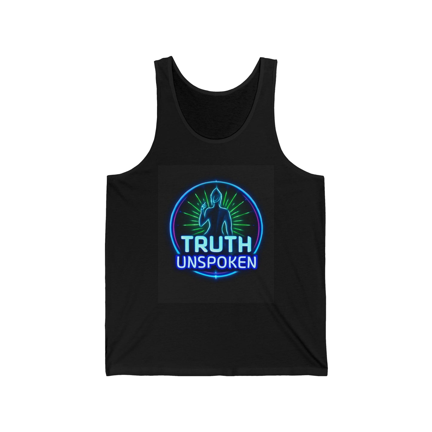 Neon Truth Unisex Jersey Tank - Inspirational Gift, Festival Wear, Summer Style, Screen-Printed Apparel, Casual Tank Top
