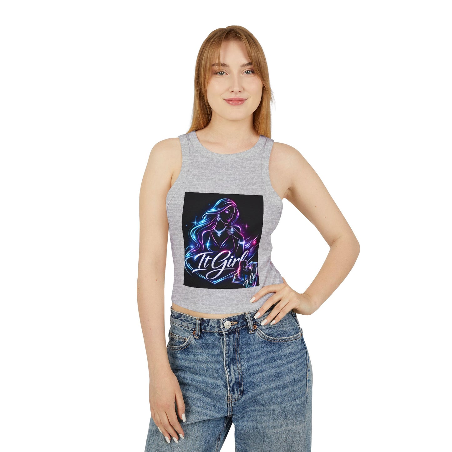 Women's Micro Rib Racer Tank Top