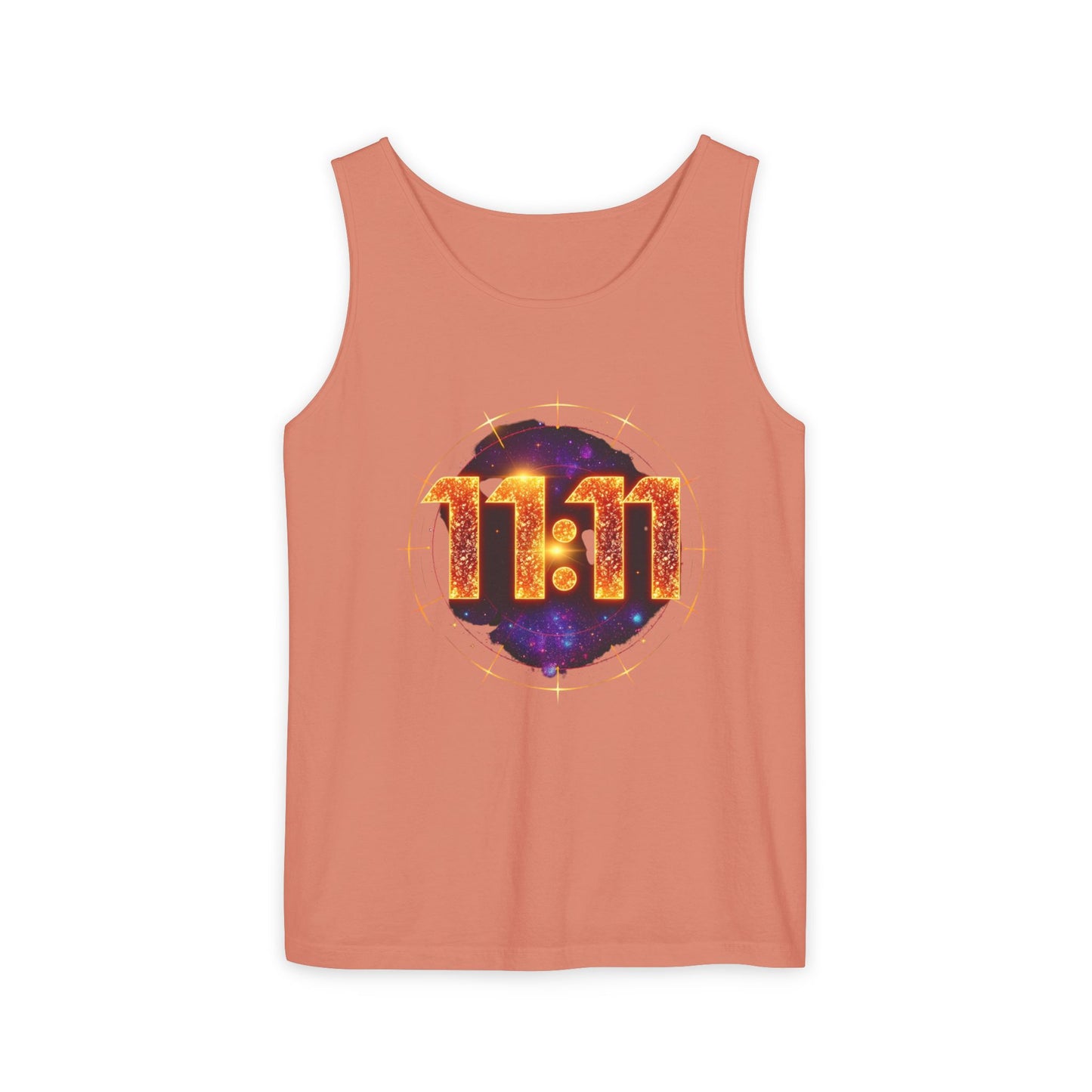 Celestial Glow Tank Top - 11:11 Design, Unisex, Festival Wear, Summer Style, Spiritual Gift, Casual Comfort