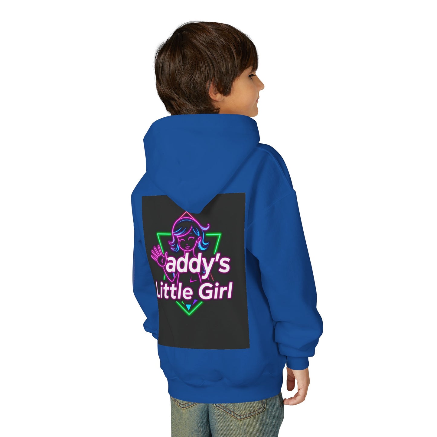 Daddy's Little Girl Hoodie, Cozy Youth Sweatshirt, Cute Gift for Dads, Kids Sweatshirt, Family Celebration Apparel
