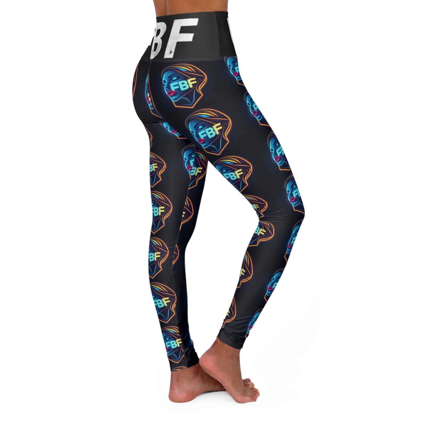 High Waisted Yoga Leggings, Stylish Activewear for Fitness, Comfortable Workout Pants, Gift for Yogis, Festival of Fitness