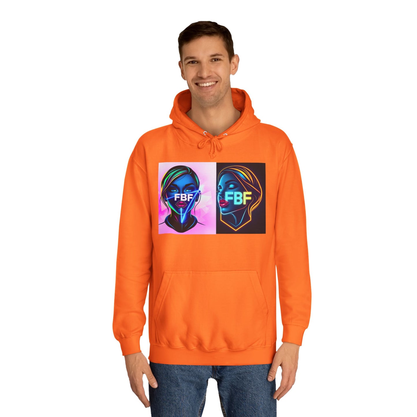 Vibrant Unisex College Hoodie with Neon Graphic Design, Trendy Sweatshirt, College Apparel, Unisex Hoodie, Gift for Students, [...]
