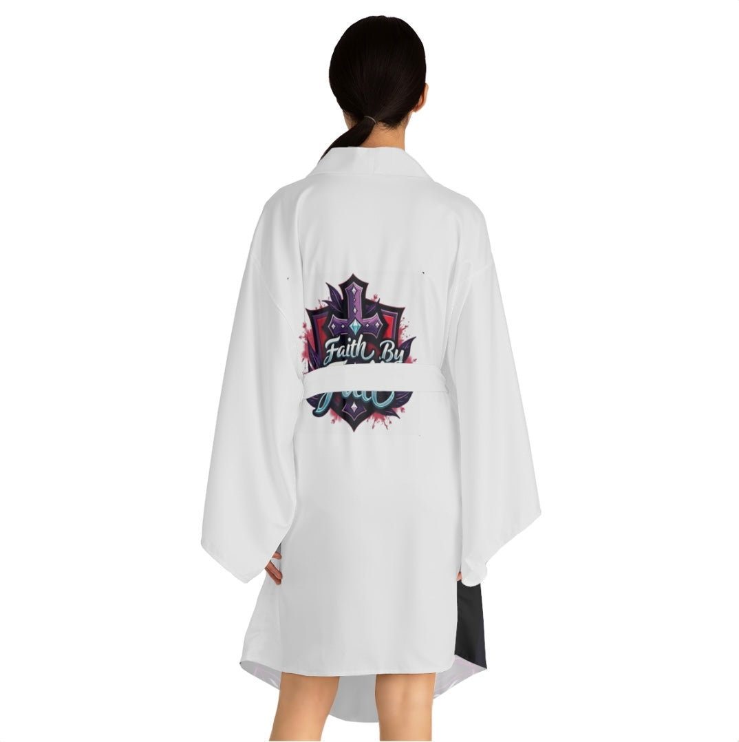 Long Sleeve Kimono Robe (AOP)