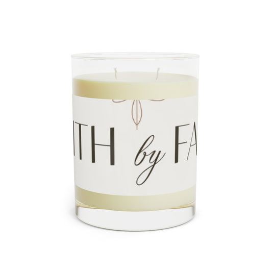 Scented Candle - Faith by Faith, Relaxing Home Decor, Gift for Her, Aromatherapy Candle for Special Occasions, Self-Care Essential