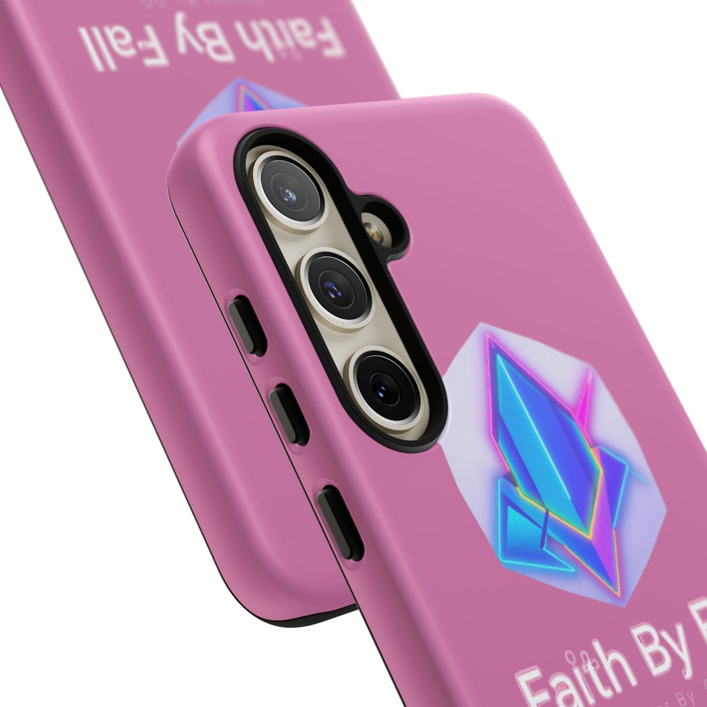 Vibrant Phone Case with Motivational Design - Faith By Fall, Colorful Phone Cover, Customizable Mobile Accessory, Unique Gift Idea, [...]