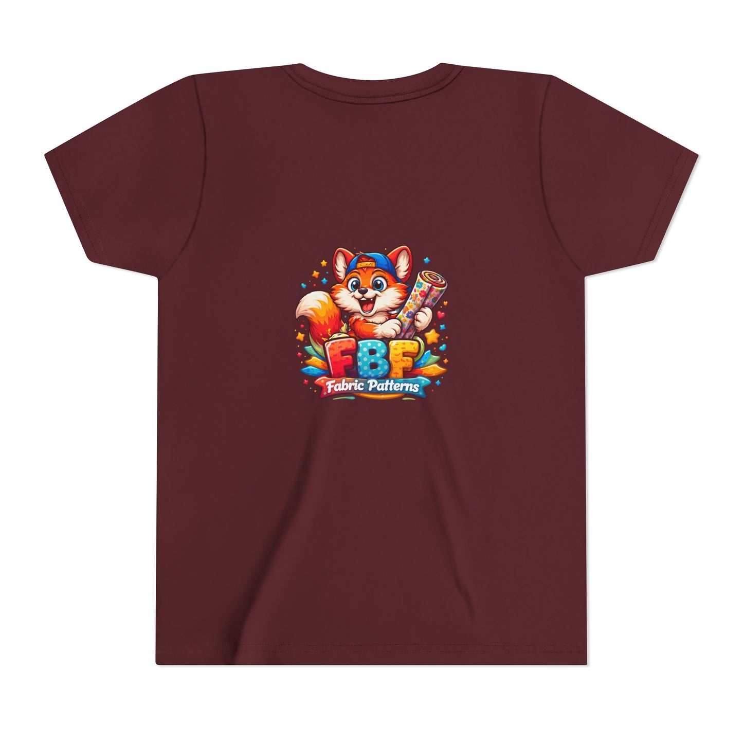 Youth Tee — Colorful Cartoon Fox 'FBF' Logo Kids Shirt